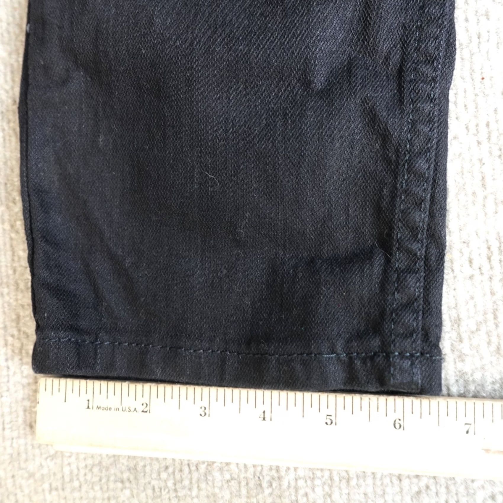 Levi's Levi's 511 Jeans 30 x 29 Black Solid NEW Denim 5-Pocket Straight Stretch Men Regular Jeans Size US 30 / EU 46 - 4 Thumbnail