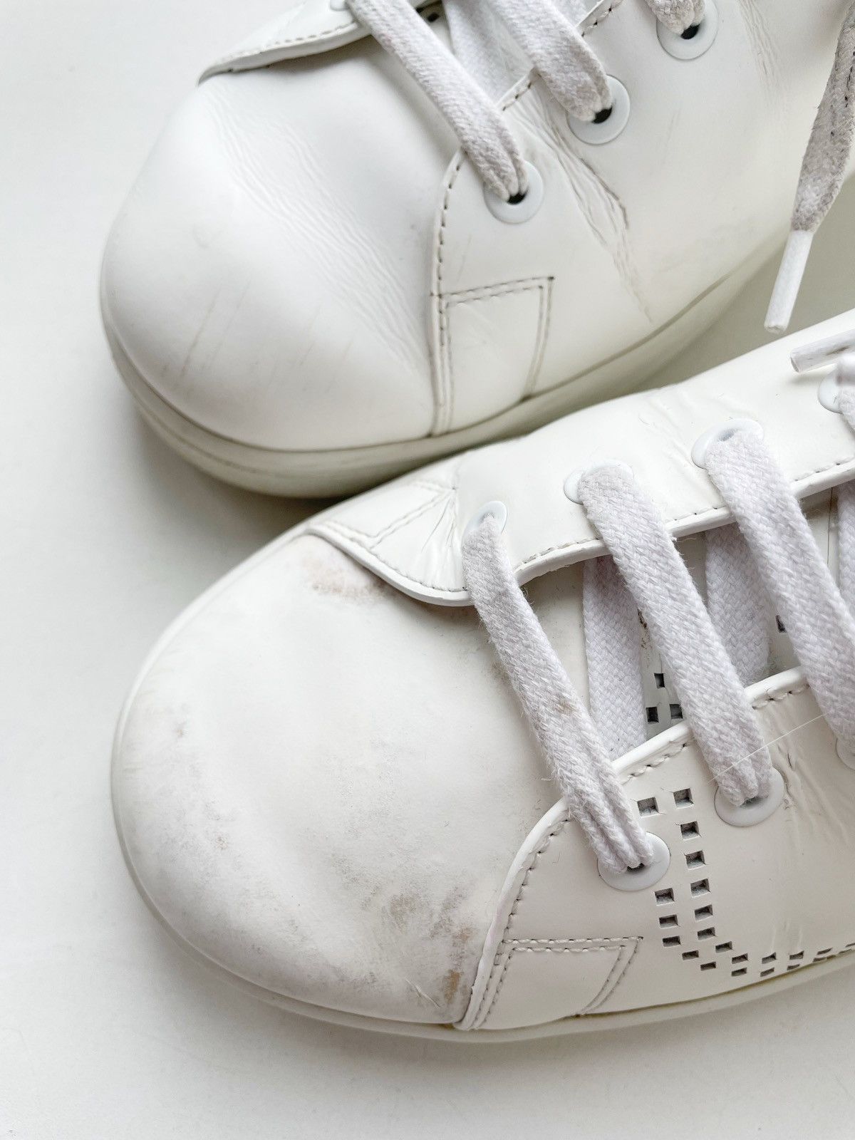Valentino Valentino Garavani Men Basic White Leather Shoes Backnet 42 Size US 9 / EU 42 - 3 Thumbnail