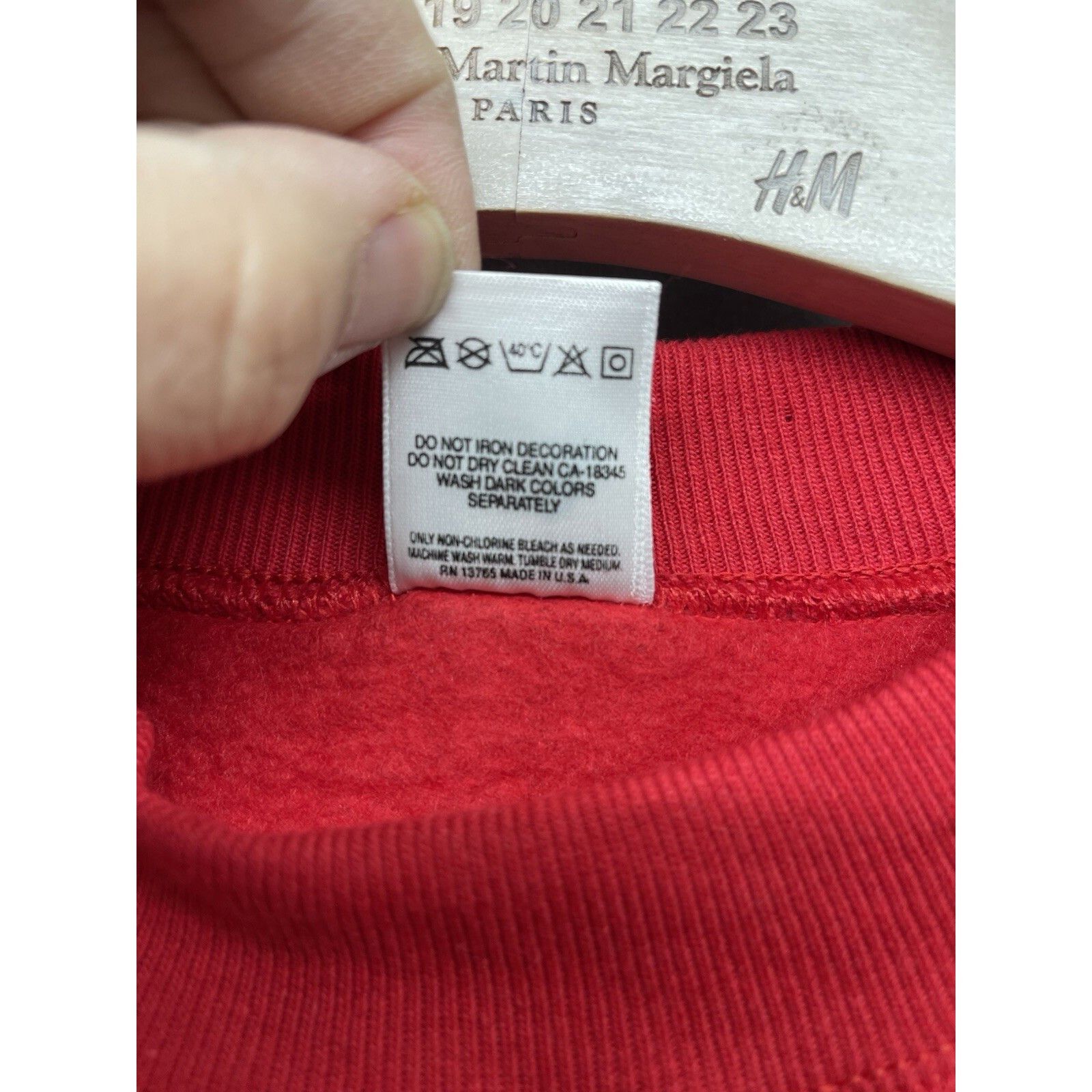 Fruit Of The Loom VTG 90s Fruit of the Loom Red Crewneck Blank Size XL Sweatsh Size US XL / EU 56 / 4 - 5 Thumbnail