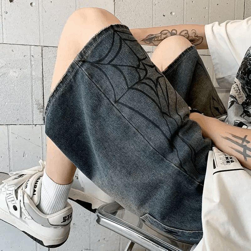 Designer × Japanese Brand Y2K breeches Harajuku style grunge bermuda shorts Size US 28 / EU 44 - 5 Thumbnail