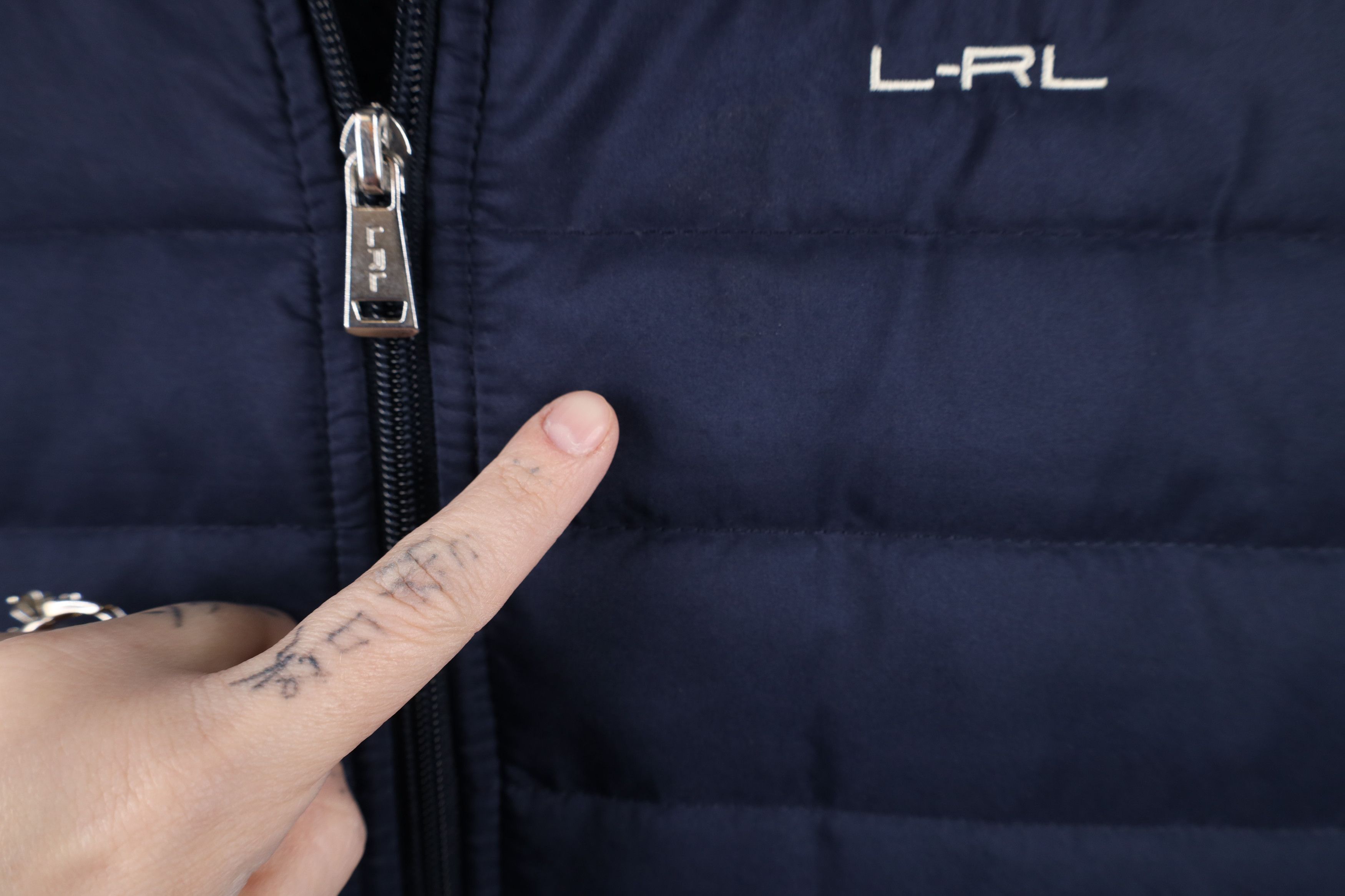 Ralph Lauren × Vintage Vintage 90s Ralph Lauren Quilted Fleece Full Zip Jacket Size L / US 10 / IT 46 - 5 Thumbnail