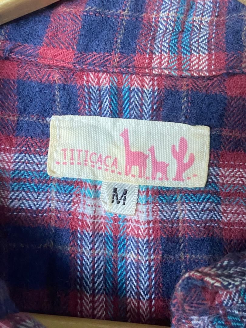 Japanese Brand Vintage TITICACA Grunge Tartan Patchwork Flannel (134) Size US XXS / EU 40 - 6 Thumbnail