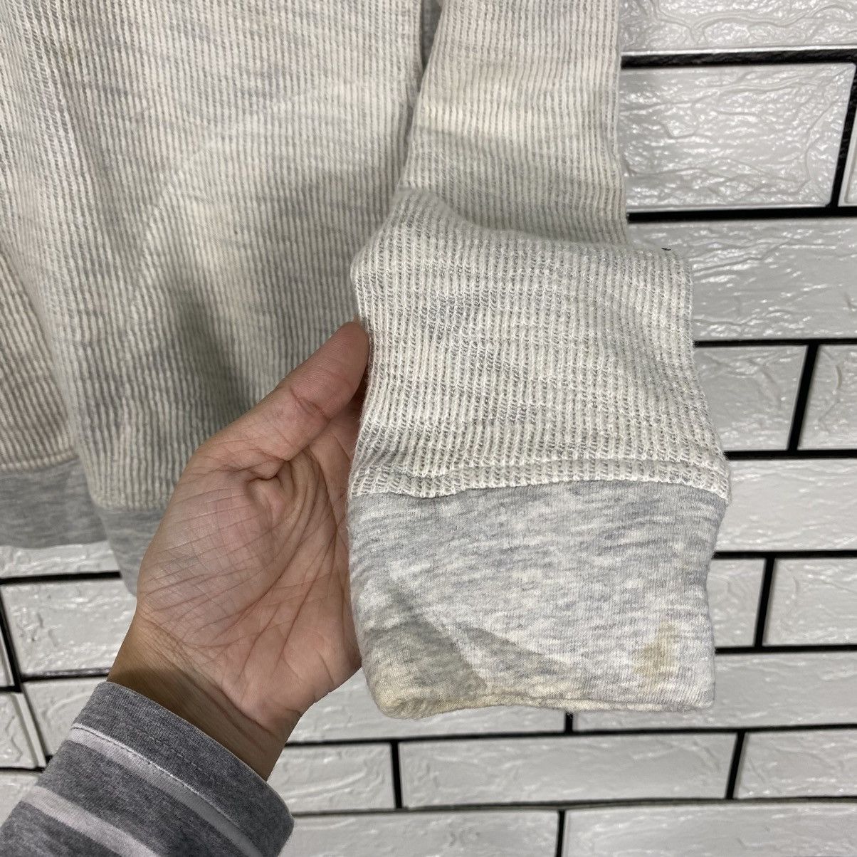 Japanese Brand 📌Vintage Shawl Collar Sweatshirt Global Work Issey Miyake Size US M / EU 48-50 / 2 - 13 Thumbnail