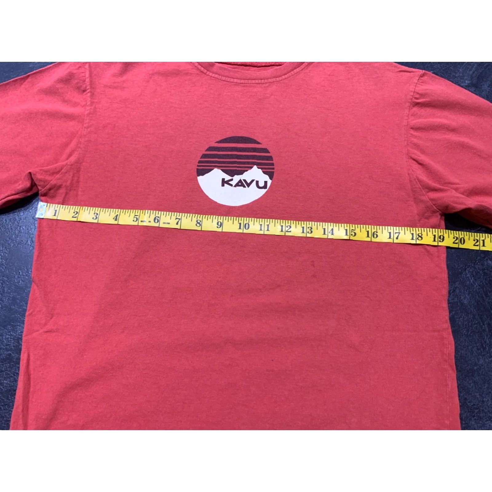 KAVU VINTAGE KAVU Cotton Short Sleeve T-Shirt Men Small Red Casual 90s Size US S / EU 44-46 / 1 - 6 Thumbnail