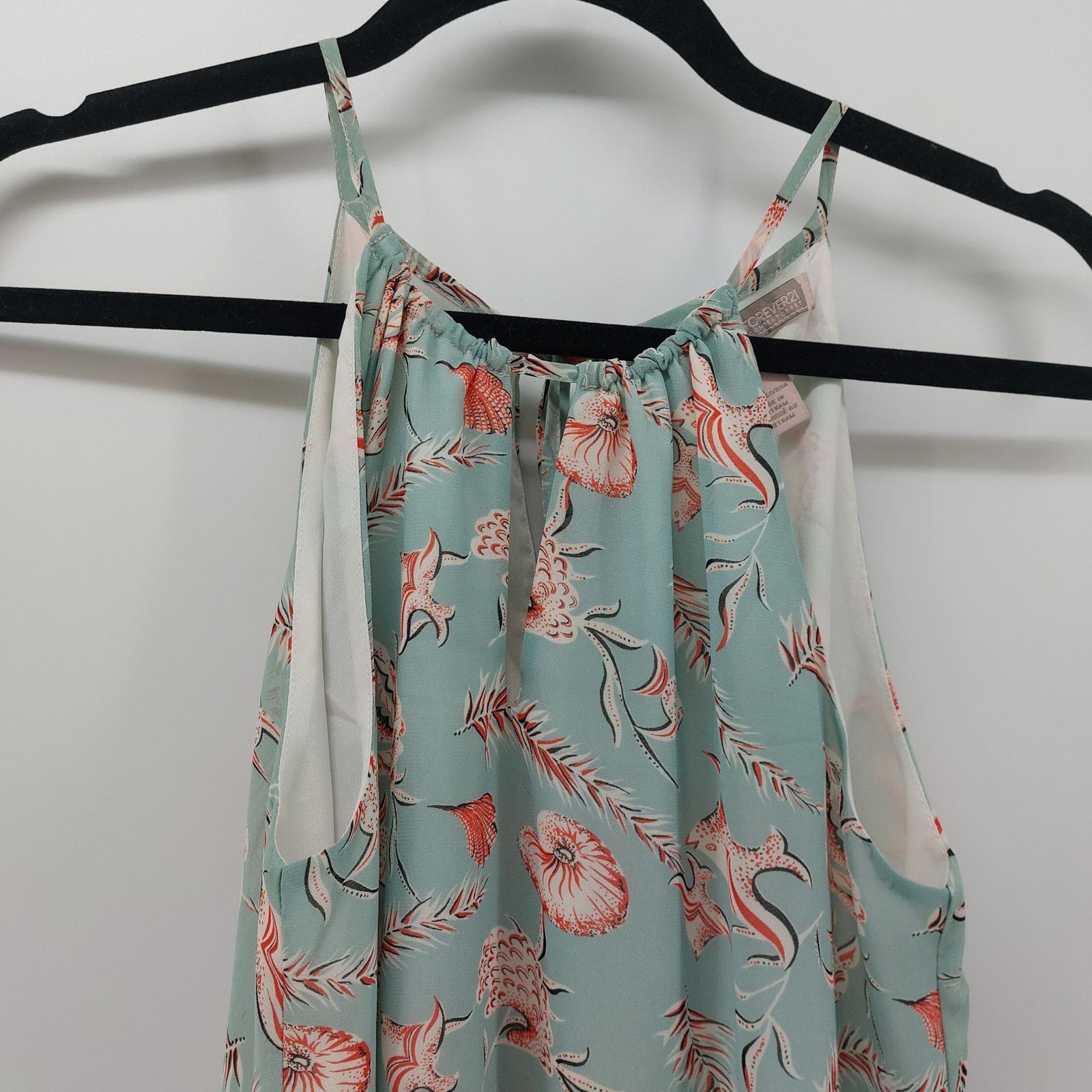 Forever 21 Forever 21 Blue Nautical Ocean Themed Dress A-Line S Size S / US 4 / IT 40 - 5 Thumbnail