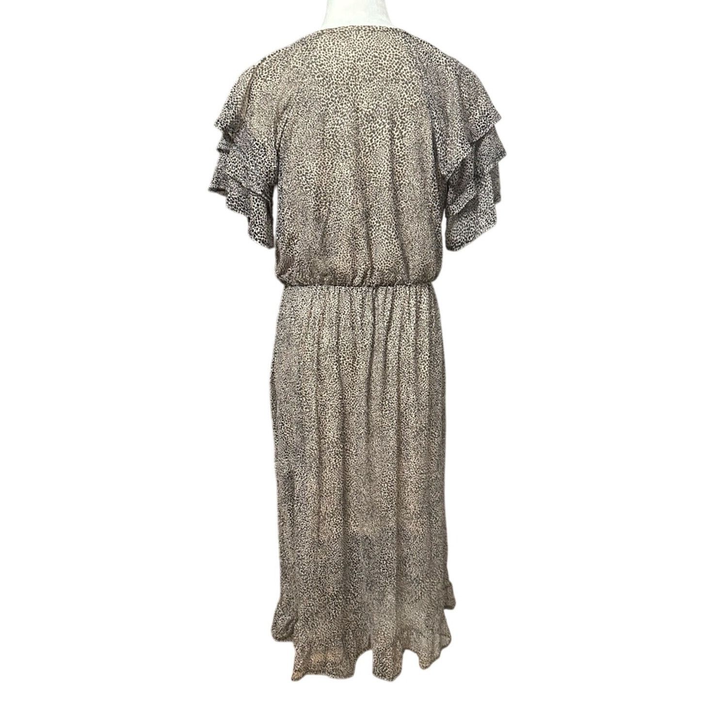 Other Bobeau Midi Dress Fit & Flare Spotted Brown Women's S NWOT Size S / US 4 / IT 40 - 5 Thumbnail