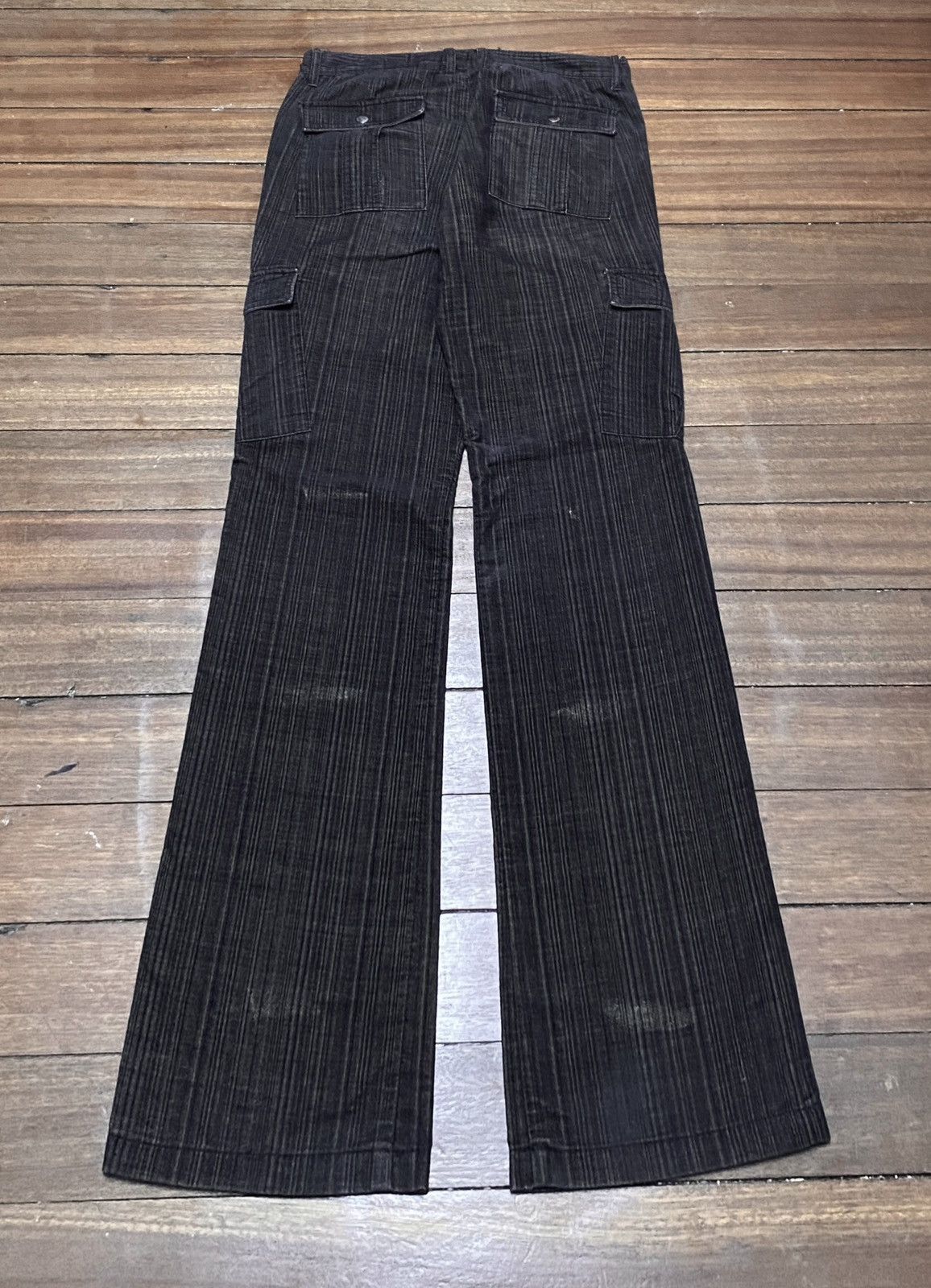 14th Addiction × Japanese Brand × semanticdesign Very Rare Vintage Brand Semantic Design Flared Jeans 1990s Size US 32 / EU 48 - 2 Thumbnail