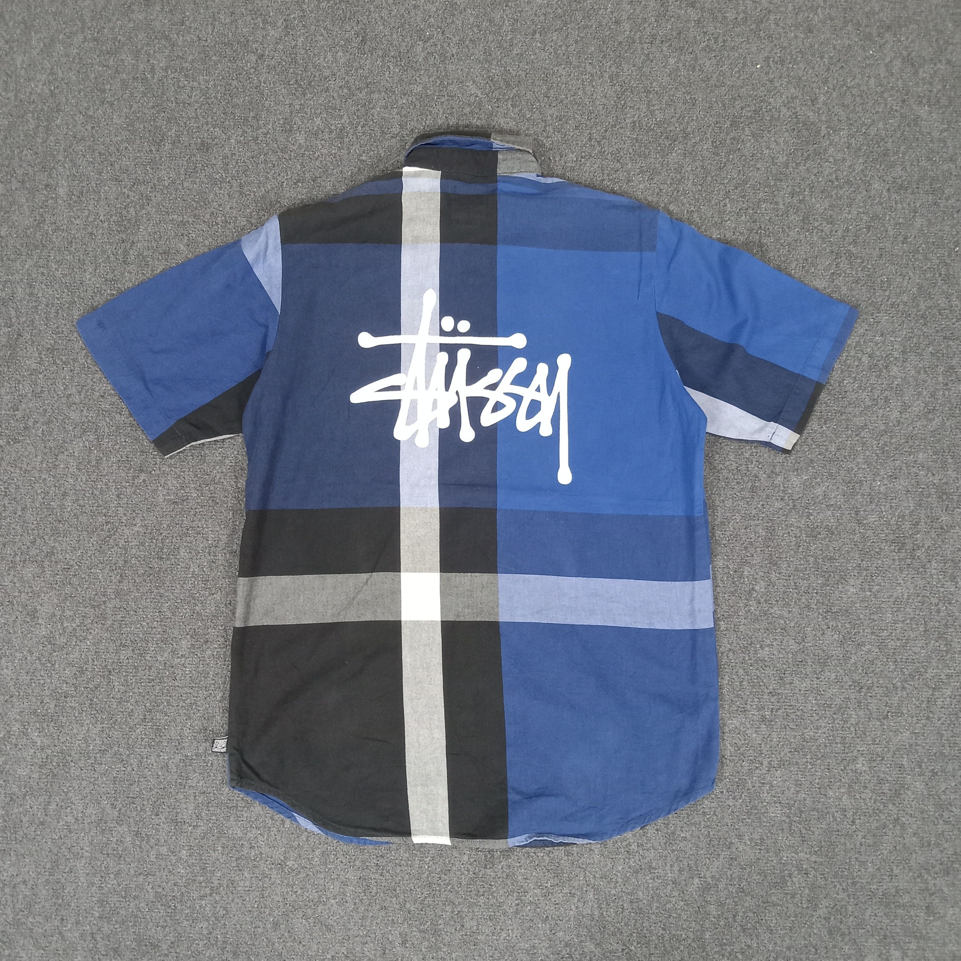 Stussy × Vintage Stussy American Streetwear Style Shirt Button Up Size US L / EU 52-54 / 3 - 1 Thumbnail