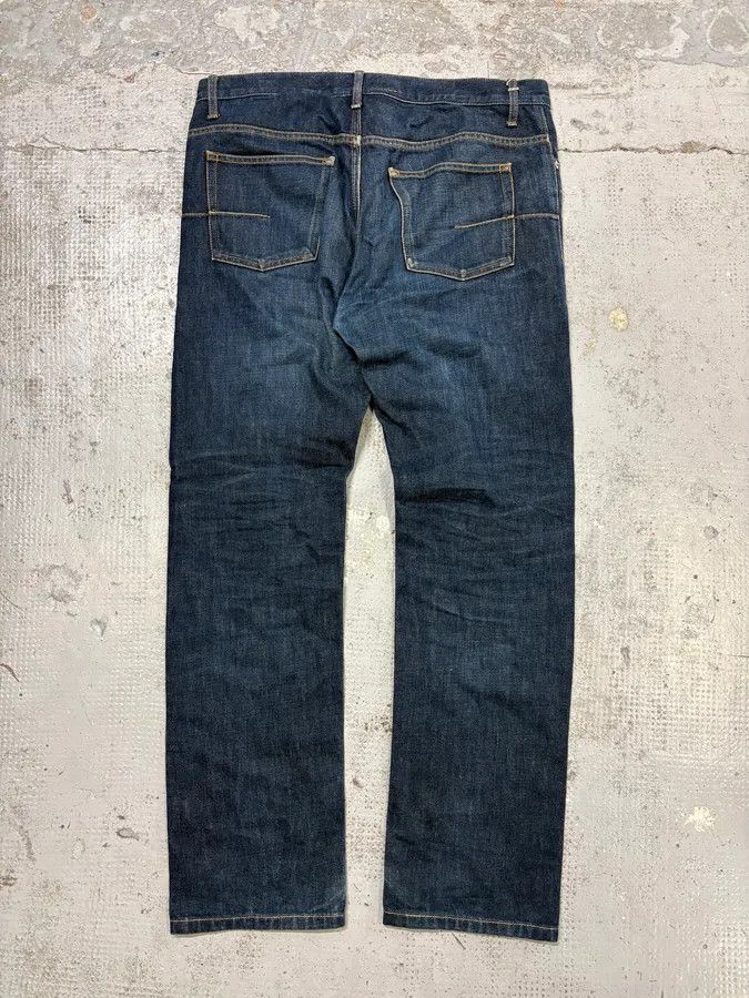 Dior 2010s Dior Navy Slim Denim Jeans by Kris Van Assche Size US 31 - 5 Thumbnail