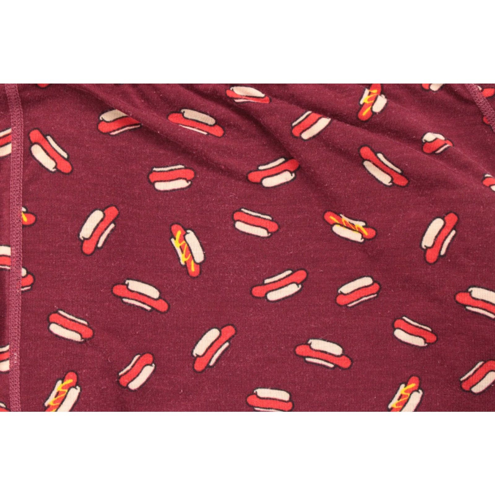 Vintage SAXX Lounge Shorts Men's Medium Red Hot Dogs Viewfinder Sleep Wear Soft Size US 31 - 4 Thumbnail