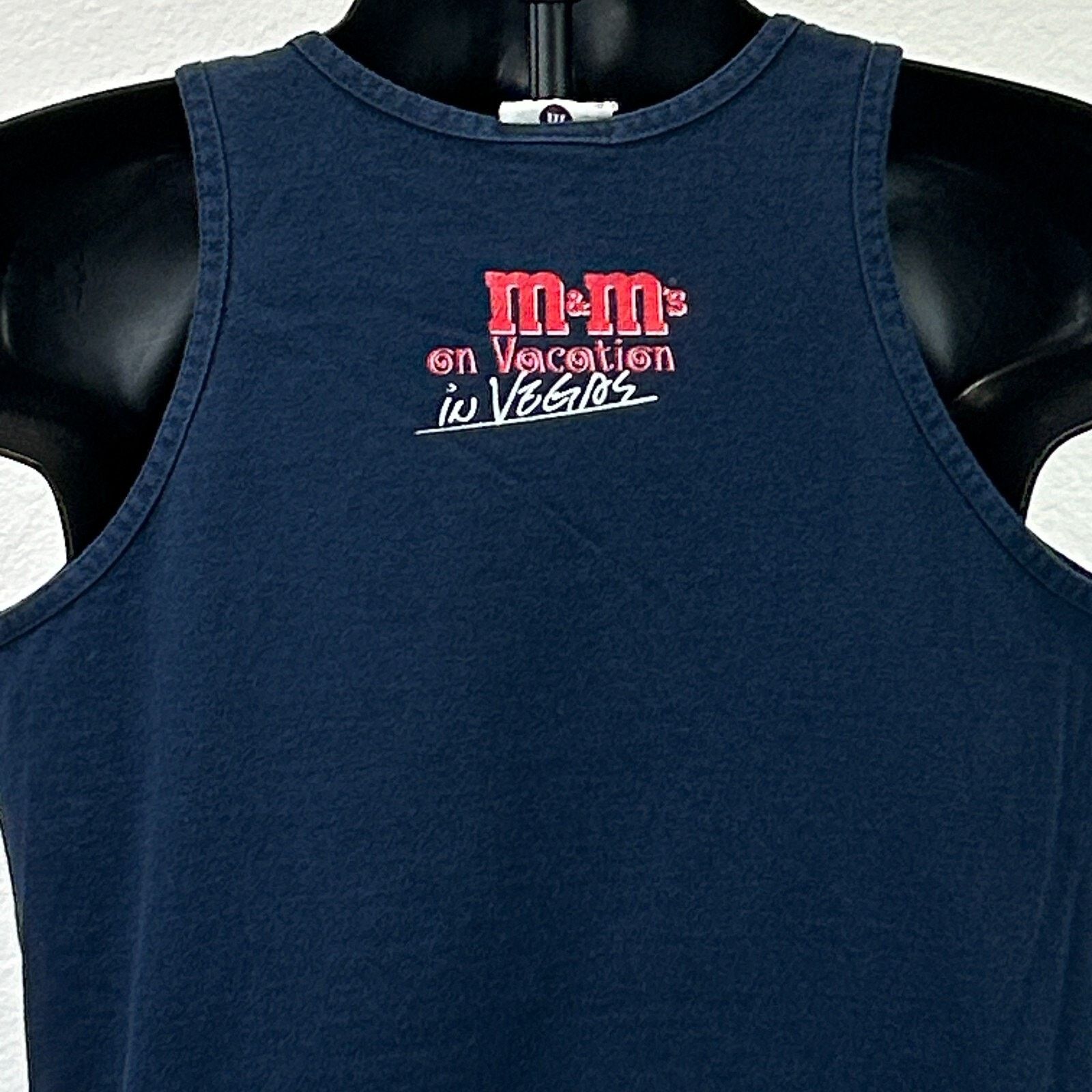 Vintage Vintage 90s M&Ms Vacation in Las Vegas Tank Top Blue MMs M Size US M / EU 48-50 / 2 - 5 Thumbnail