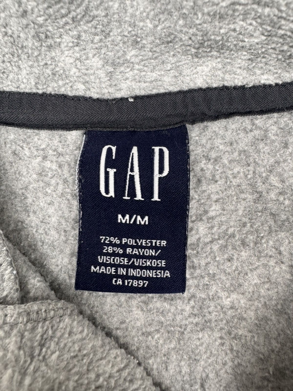 Gap GAP Men Fleece Sweatshirt Grey Size M Size US M / EU 48-50 / 2 - 5 Thumbnail