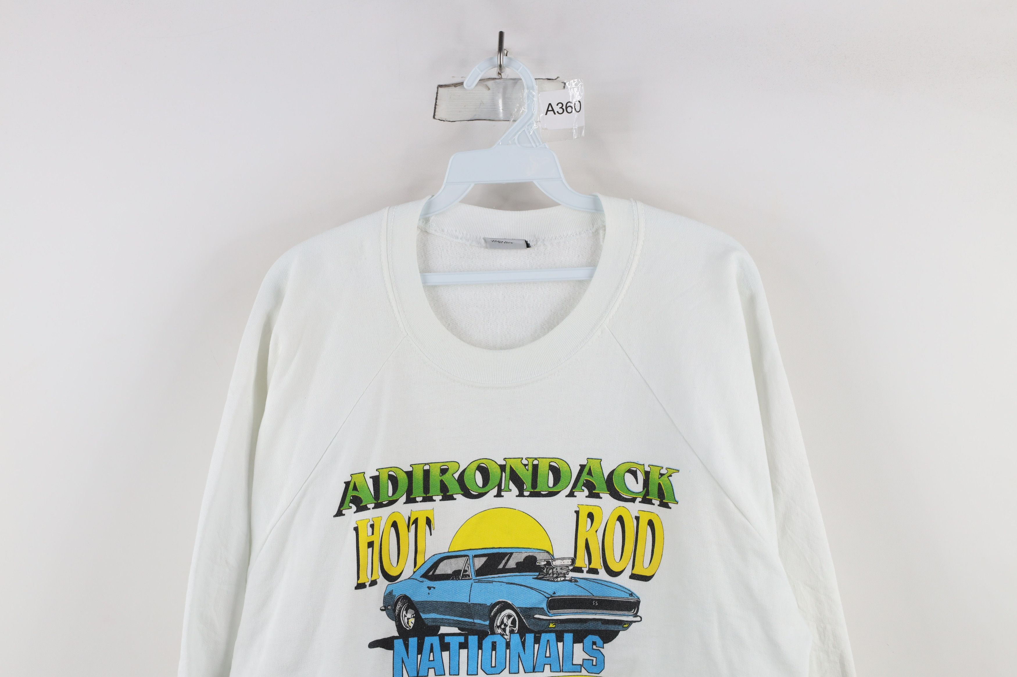 Vintage Vintage 90s Adirondack Nationals Car Show Sweatshirt USA Size US XL / EU 56 / 4 - 2 Thumbnail