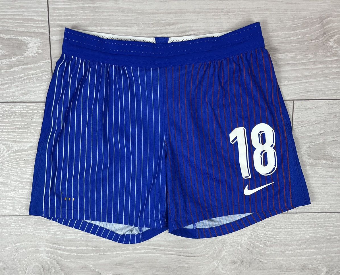 Nike Nike France 2025 #18 Zaire Emery Soccer Player Issue Shorts Size US 32 / EU 48 - 1 Thumbnail