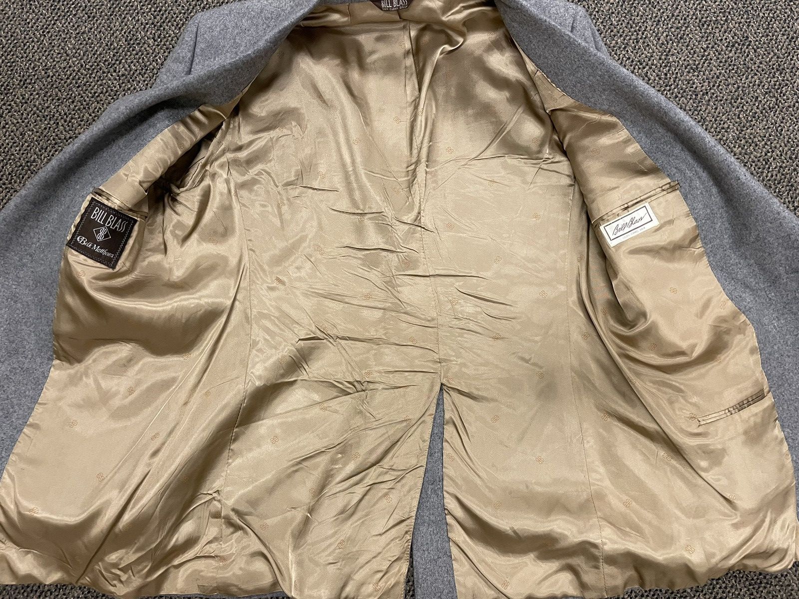 Bill Blass × Vintage Vintage Patch Pocket Camel Hair Jacket Size 40R - 6 Thumbnail