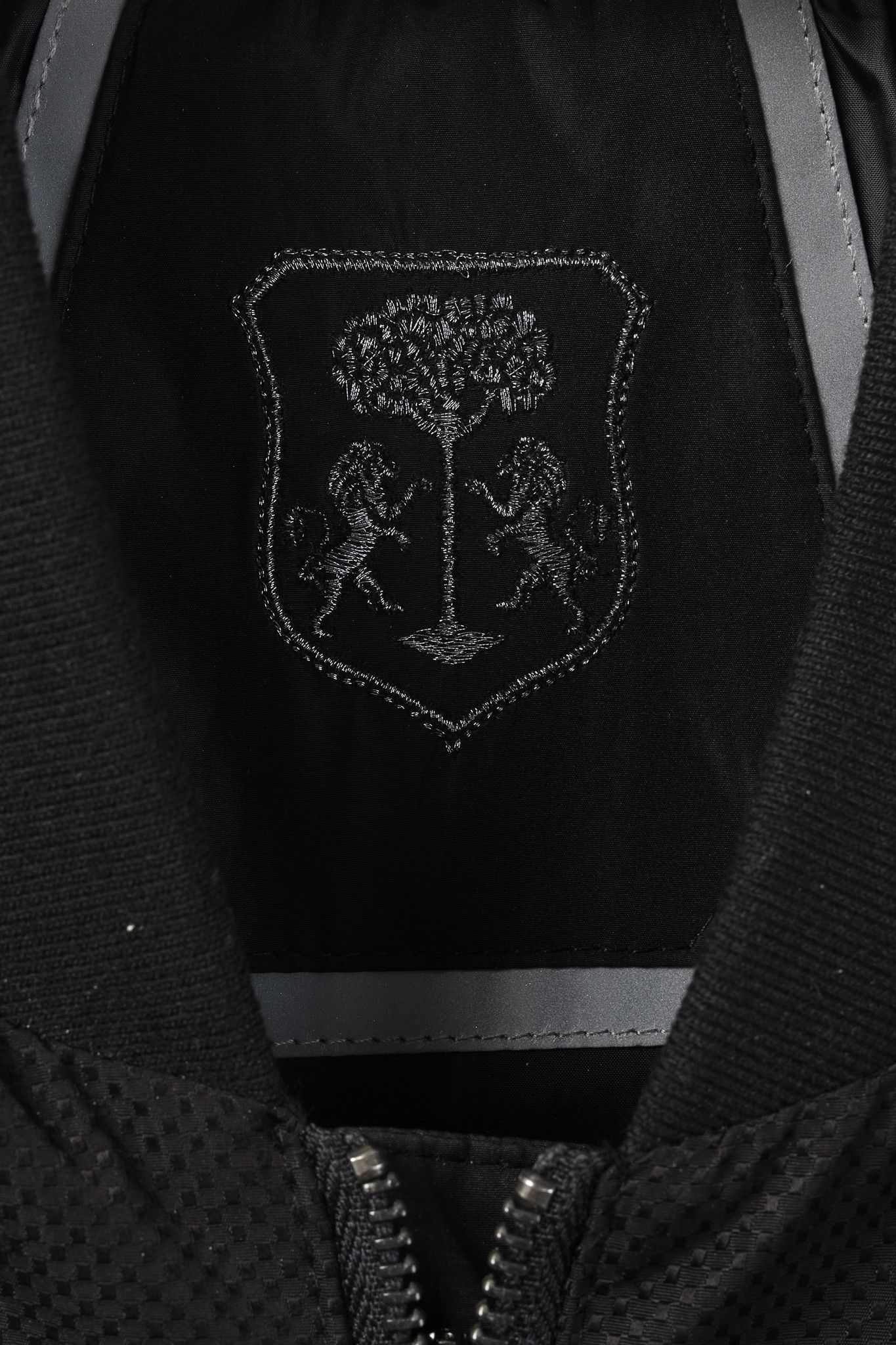 Corneliani Corneliani Black Combi Zip Sporty Bomber Jacket Size US XL / EU 56 / 4 - 4 Thumbnail