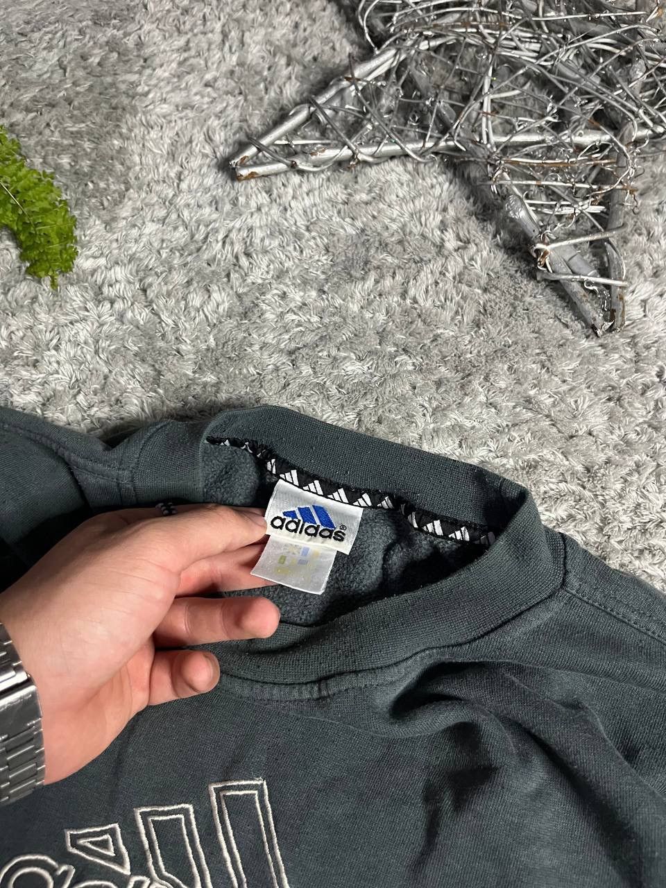 Adidas × Vintage Sweatshirt Adidas Vintage 90s Rare Rare Big Logo Oversize Size US M / EU 48-50 / 2 - 6 Thumbnail