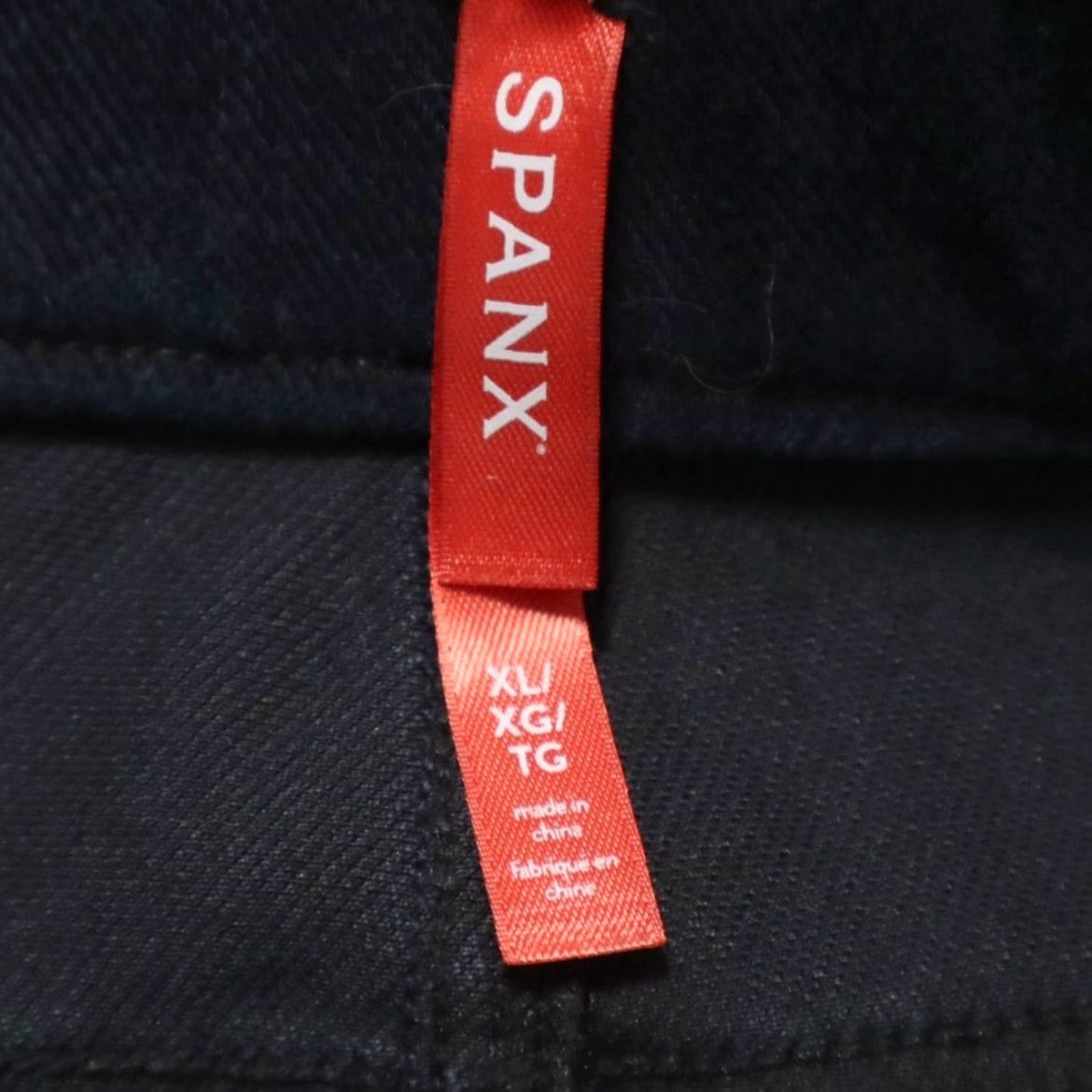 Spanx Spanx Women's Navy XL Stretch Jean-ish Ankle Leggings Pants Casual Slim Size 40" / US 18 - 5 Thumbnail