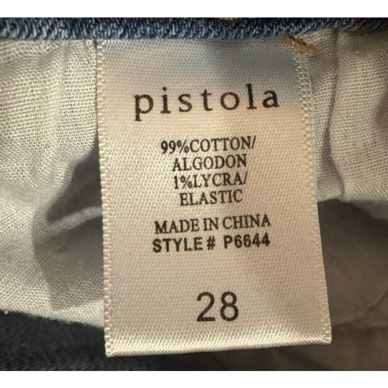 Pistola Pistola Distressed Skinny Jeans Light Wash 28 Size 28" / US 6 / IT 42 - 8 Thumbnail
