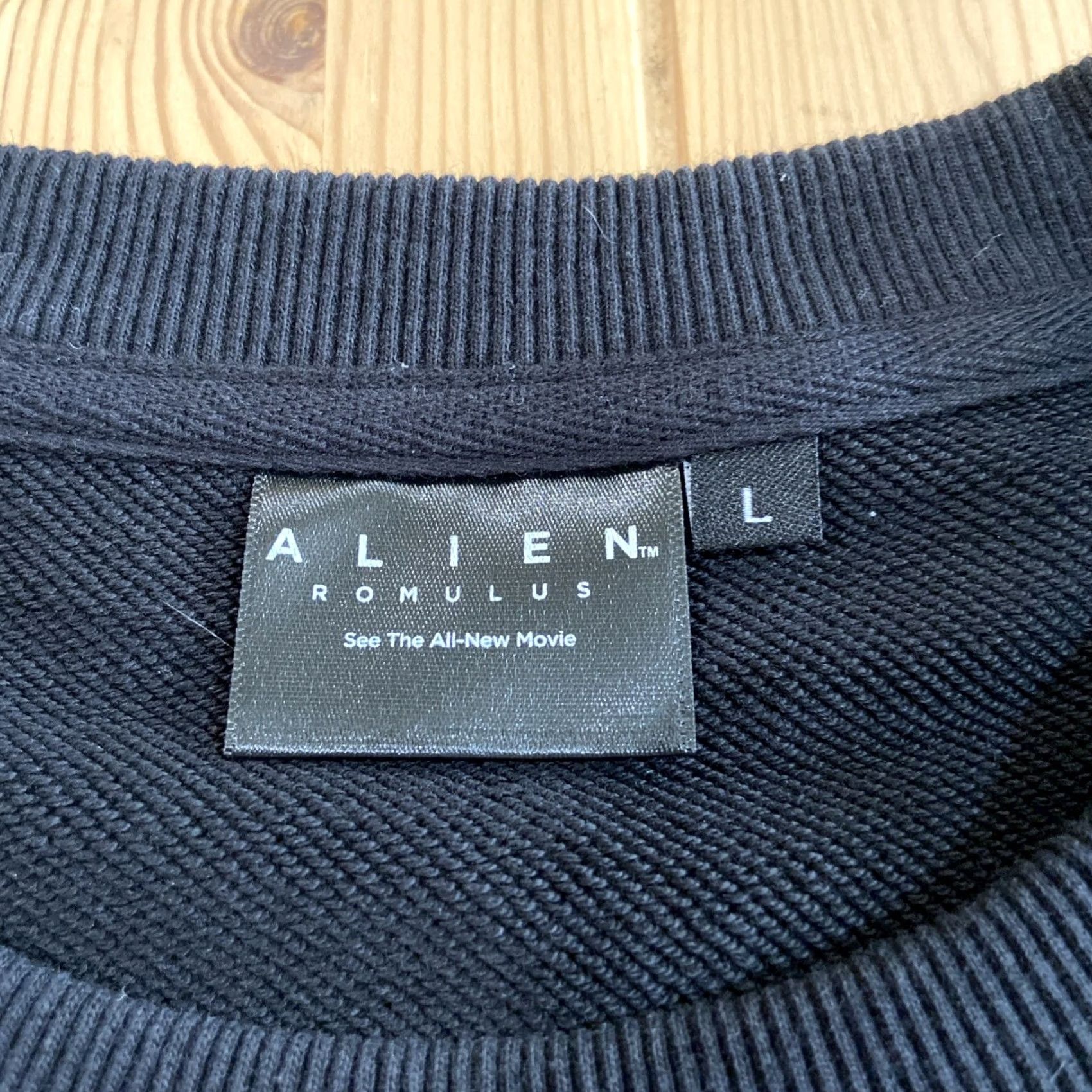 Vintage VINTAGE Alien Romulus Movie Promo Sweatshirt Men L Black Crewneck Rare Limited Size US L / EU 52-54 / 3 - 3 Thumbnail