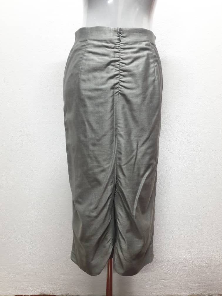 Givenchy Vintage Givenchy grey Colour luxury Skirt Size 28" / US 6 / IT 42 - 7 Thumbnail