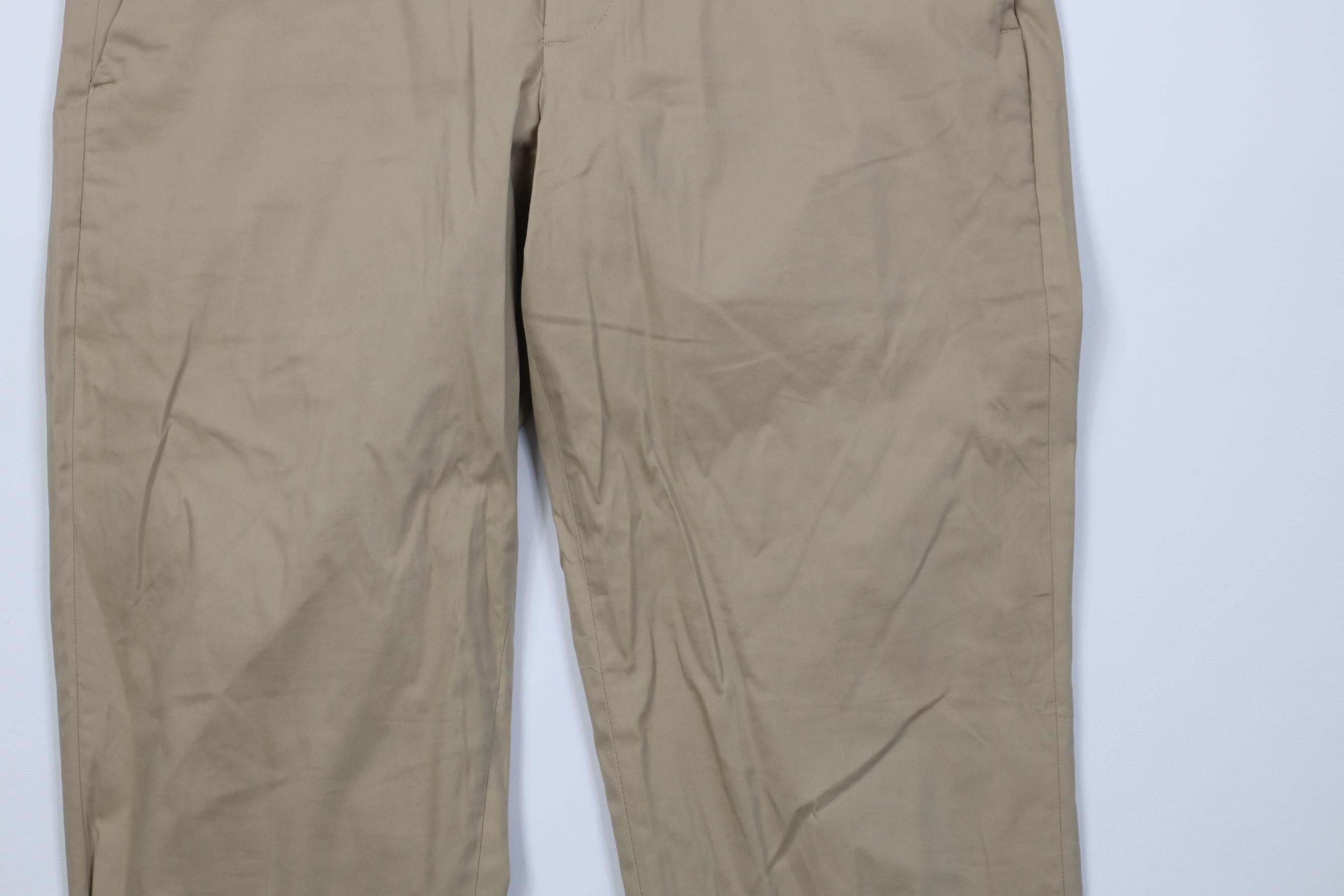 Express Express Stretch+ Extra Slim Fit Chino Pants Trousers Beige Size US 34 / EU 50 - 3 Thumbnail