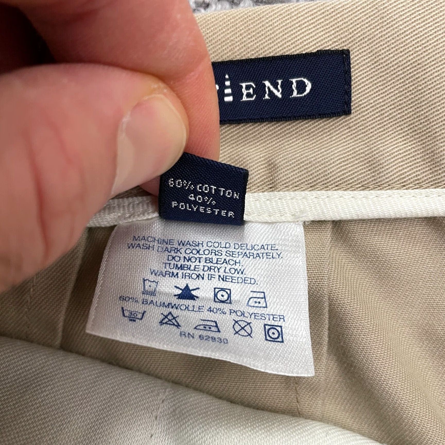 Lands' End Lands' End Dress Pants Womens 6 Brown Straight Pleated High Rise 28x29.5 Pants Size 28" / US 6 / IT 42 - 6 Thumbnail