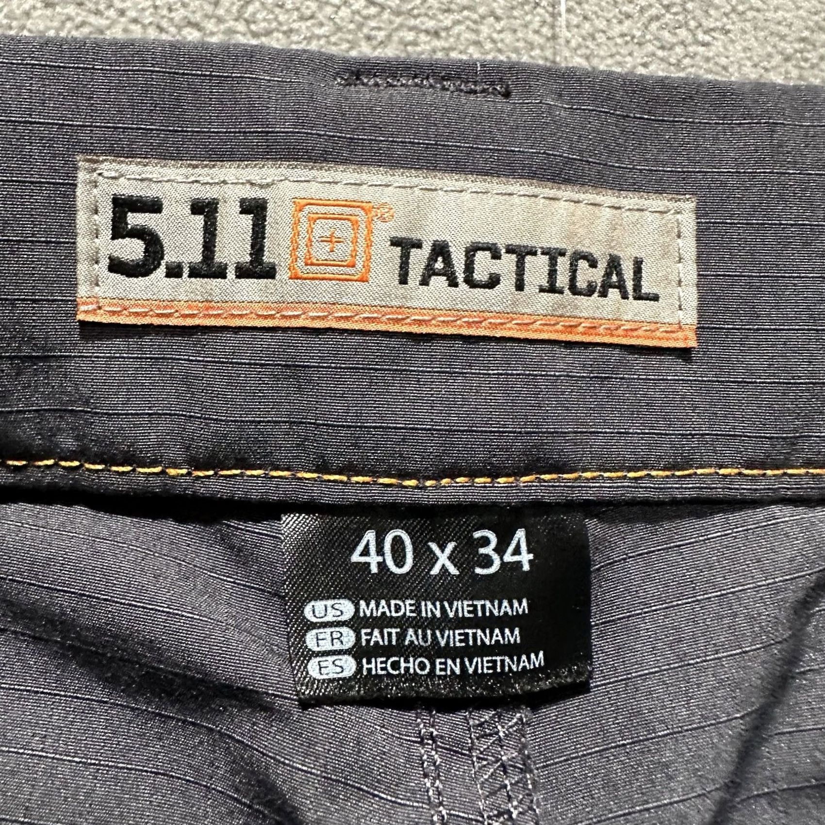 Vintage 5.11 Tactical Pants Mens Gray Ripstop 40x34 (Fits 41x33) FAST-TAC URBAN 74461 Workwear Size US 40 / EU 56 - 7 Thumbnail
