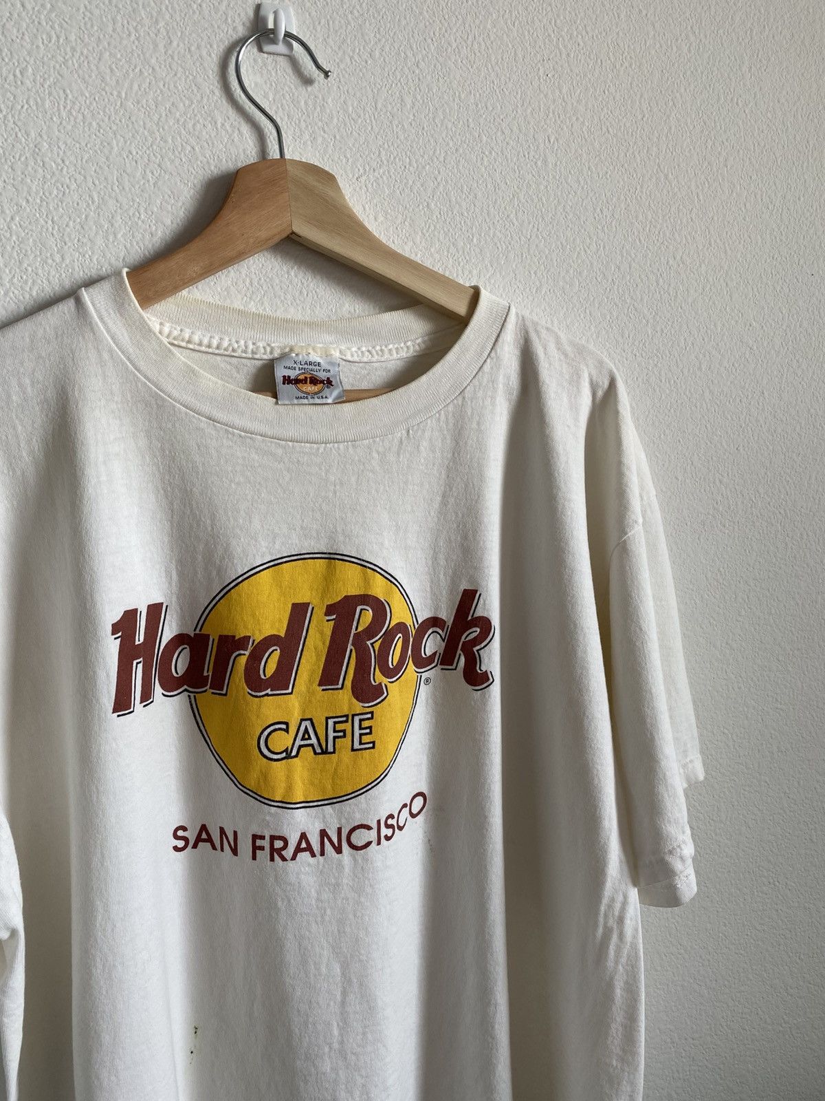 Hard Rock Cafe Vintage 90s Hard Rock San Francisco Tee Size US XL / EU 56 / 4 - 3 Thumbnail
