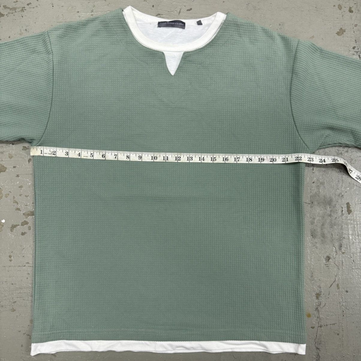 Japanese Brand Japanese Brand Henley Layered Waffle Tee Size US L / EU 52-54 / 3 - 3 Thumbnail