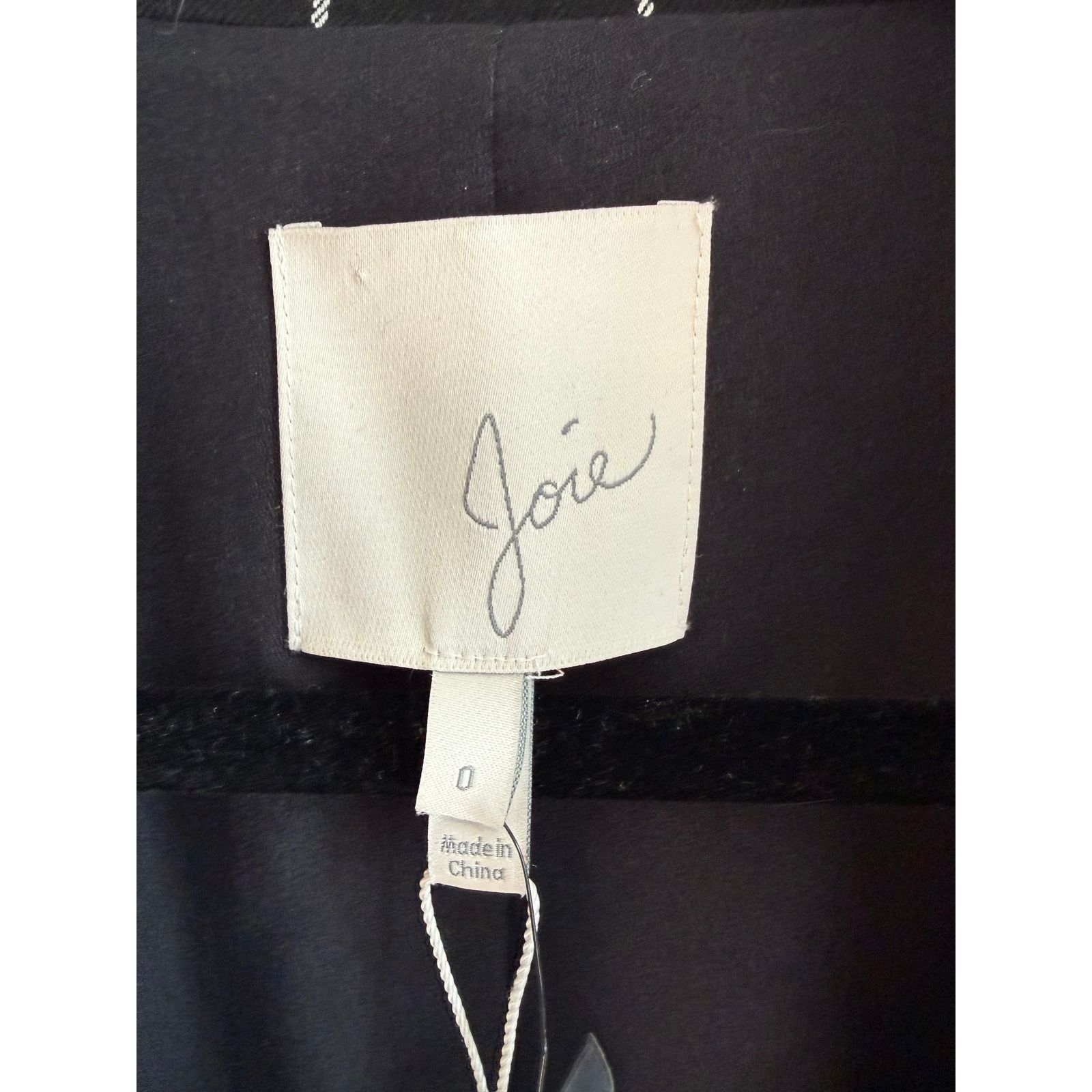 Joie NWT Joie Harlene Windowpane Blazer -Black/White -Size 0 Size XS / US 0-2 / IT 36-38 - 3 Thumbnail