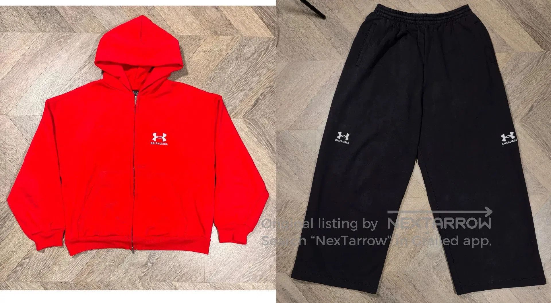 Balenciaga balenciaga under armour embroidered zip hoodie set. Size US M / EU 48-50 / 2 - 1 Thumbnail