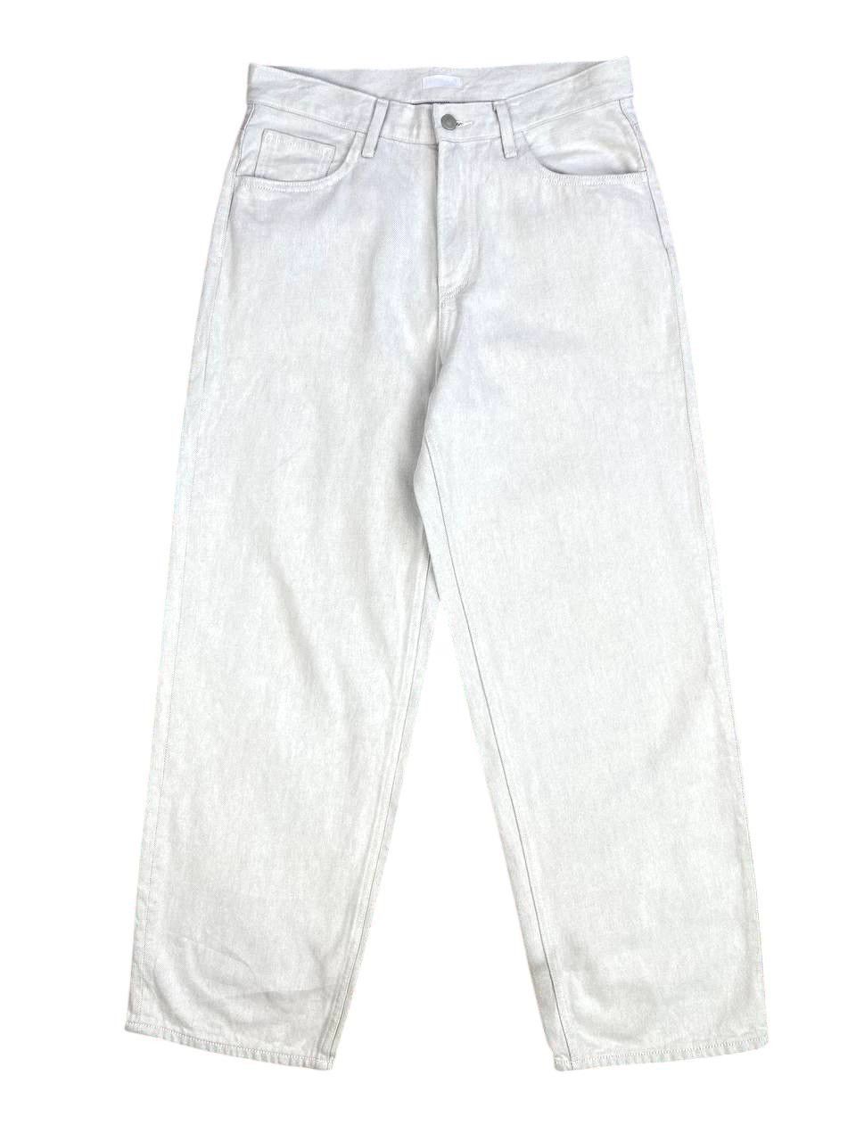 Uniqlo Wide Cut Baggy Ballon Barrel White Denim