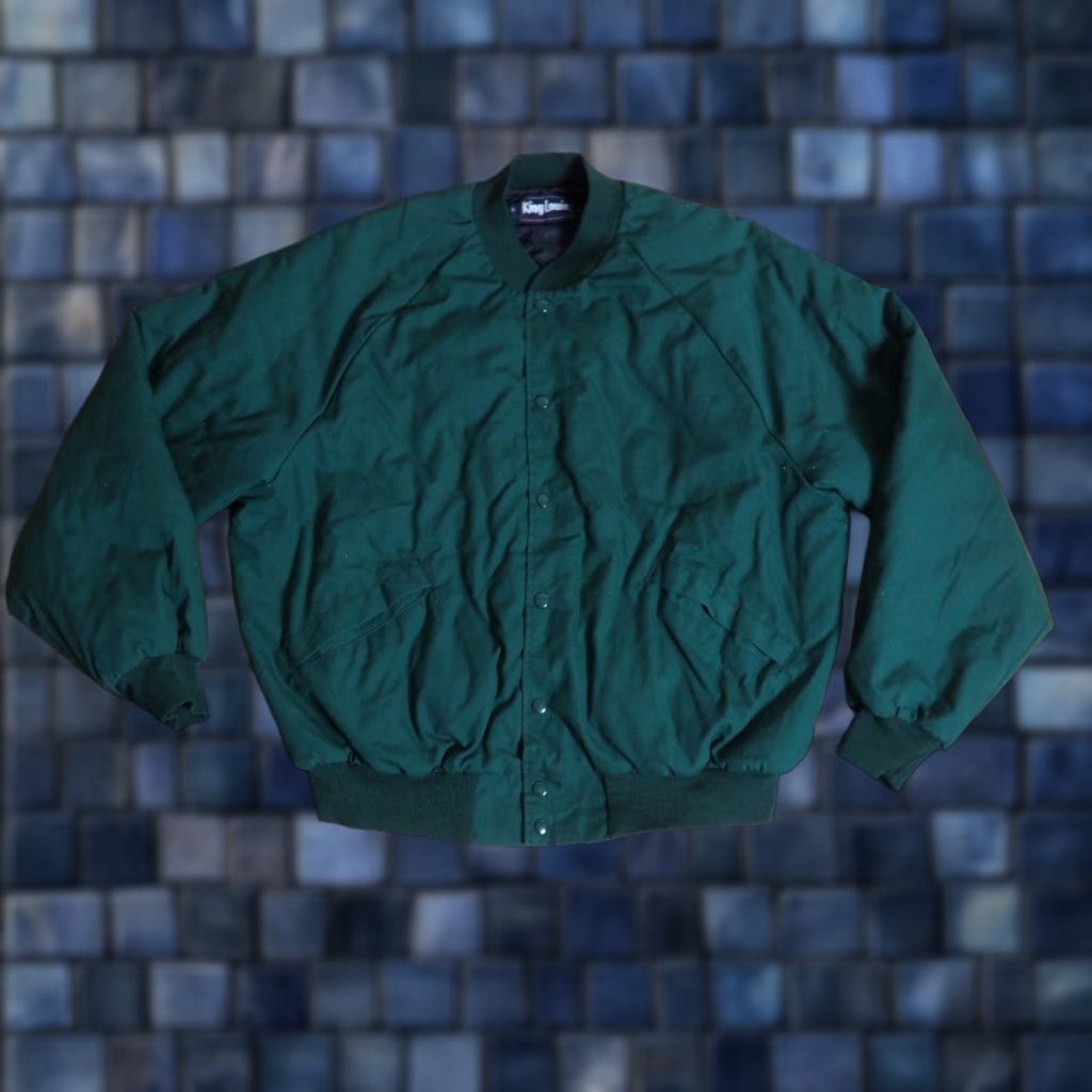 Vintage VINTAGE King Louie Bomber Jacket Men XL Green USA Snap Size US XL / EU 56 / 4 - 1 Thumbnail