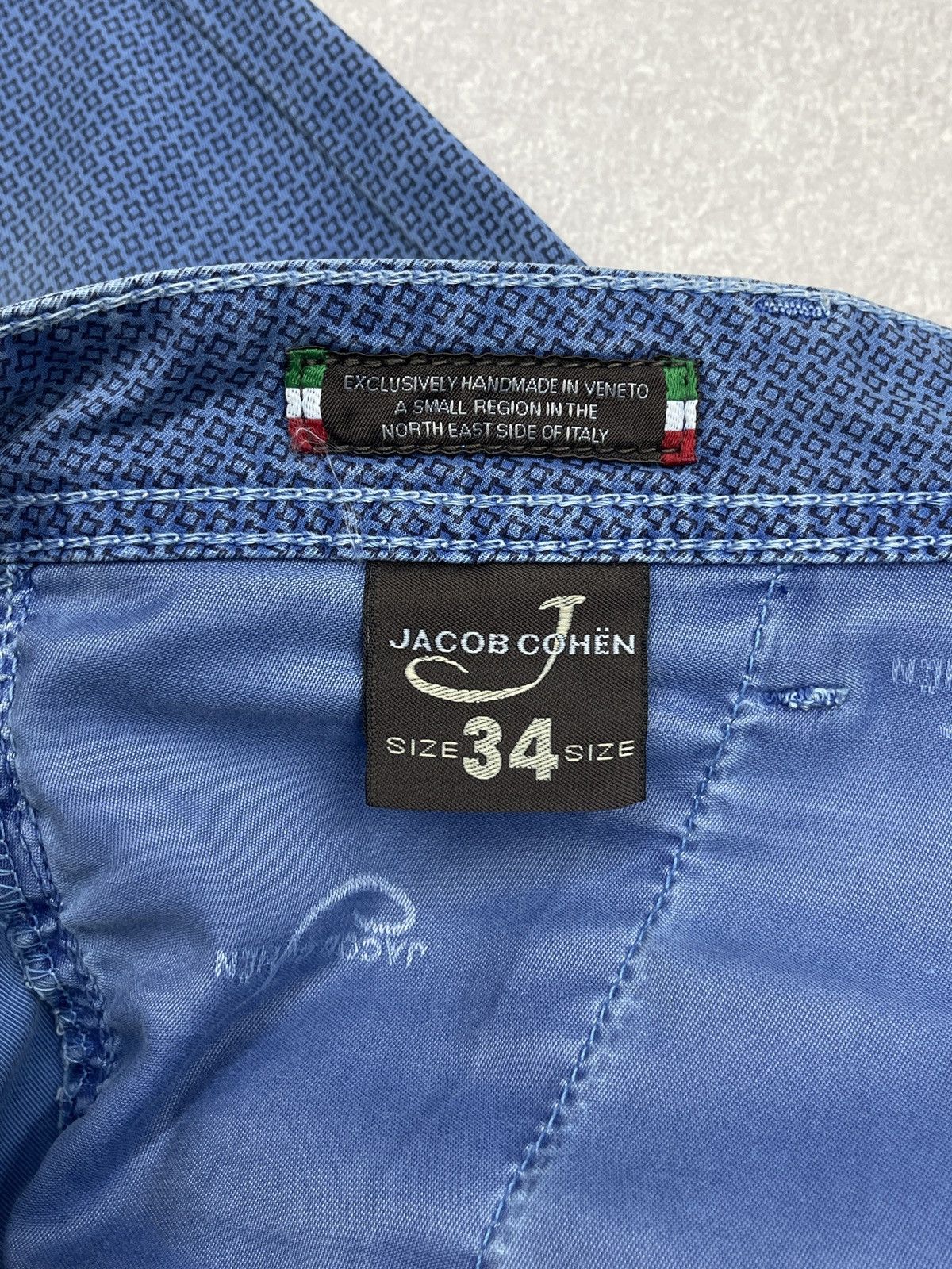 Jacob Cohen Vintage Jacob Cohen Rare Luxury Denim Pants Blue Italy Size US 34 / EU 50 - 16 Thumbnail