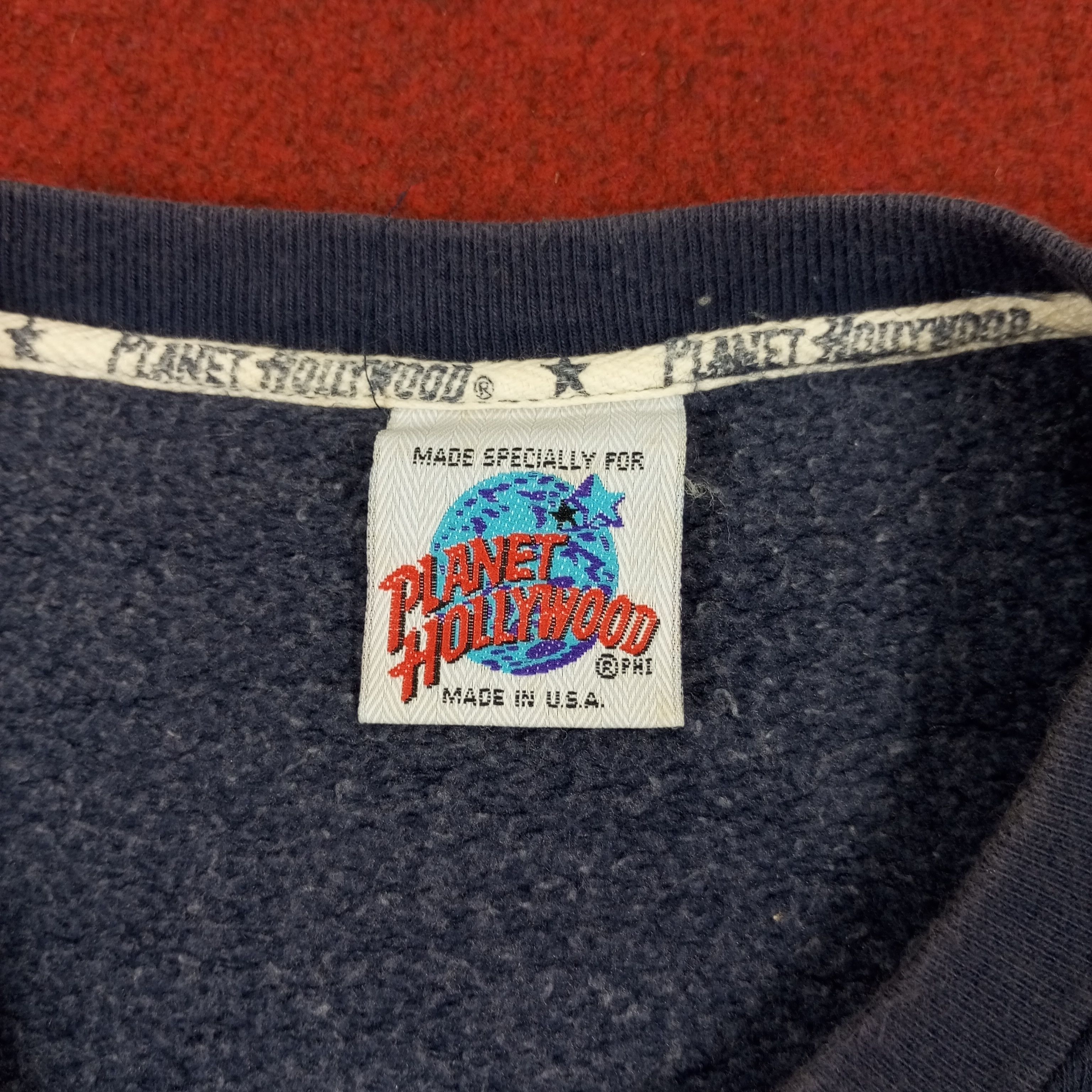 Planet Hollywood × Vintage Planet Hollywood Embroidery Design Streetwear Sweatshirt Size US XL / EU 56 / 4 - 6 Thumbnail