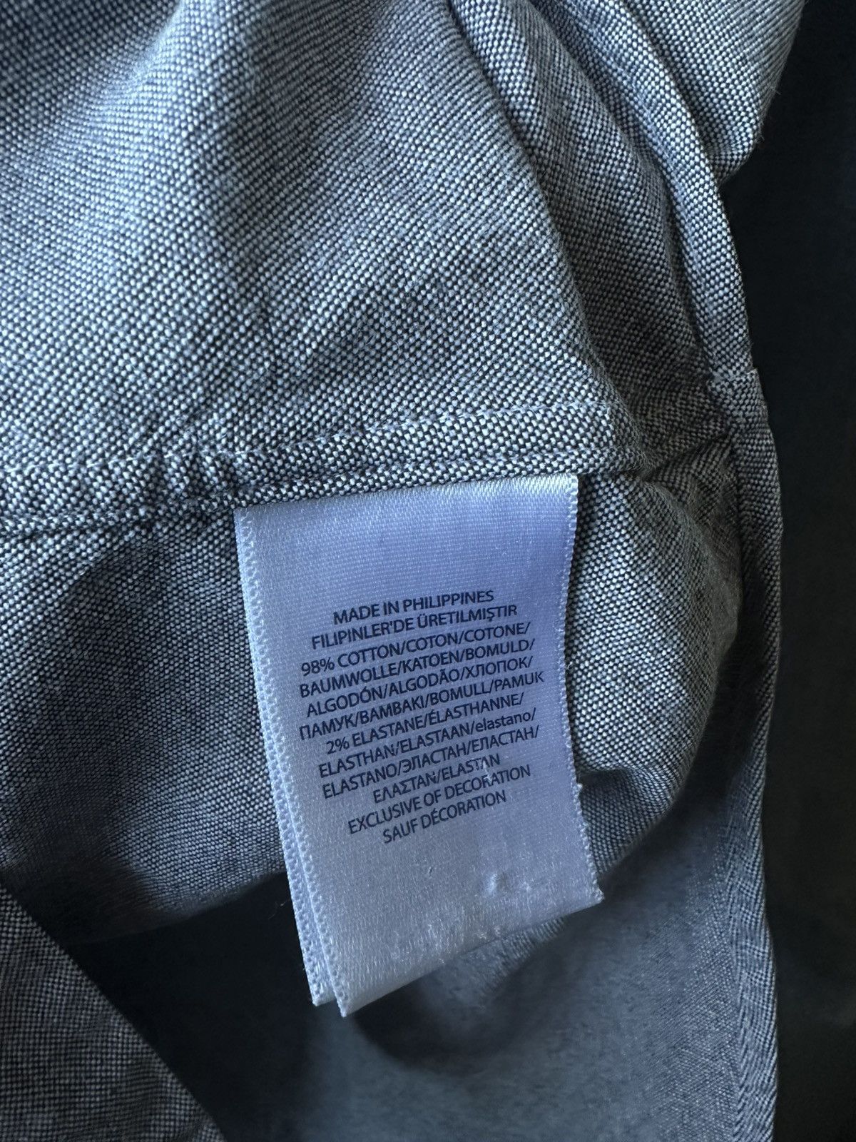 Ralph Lauren Ralph Lauren Oxford Grey Logo Shirt Size S Size S / US 4 / IT 40 - 6 Thumbnail