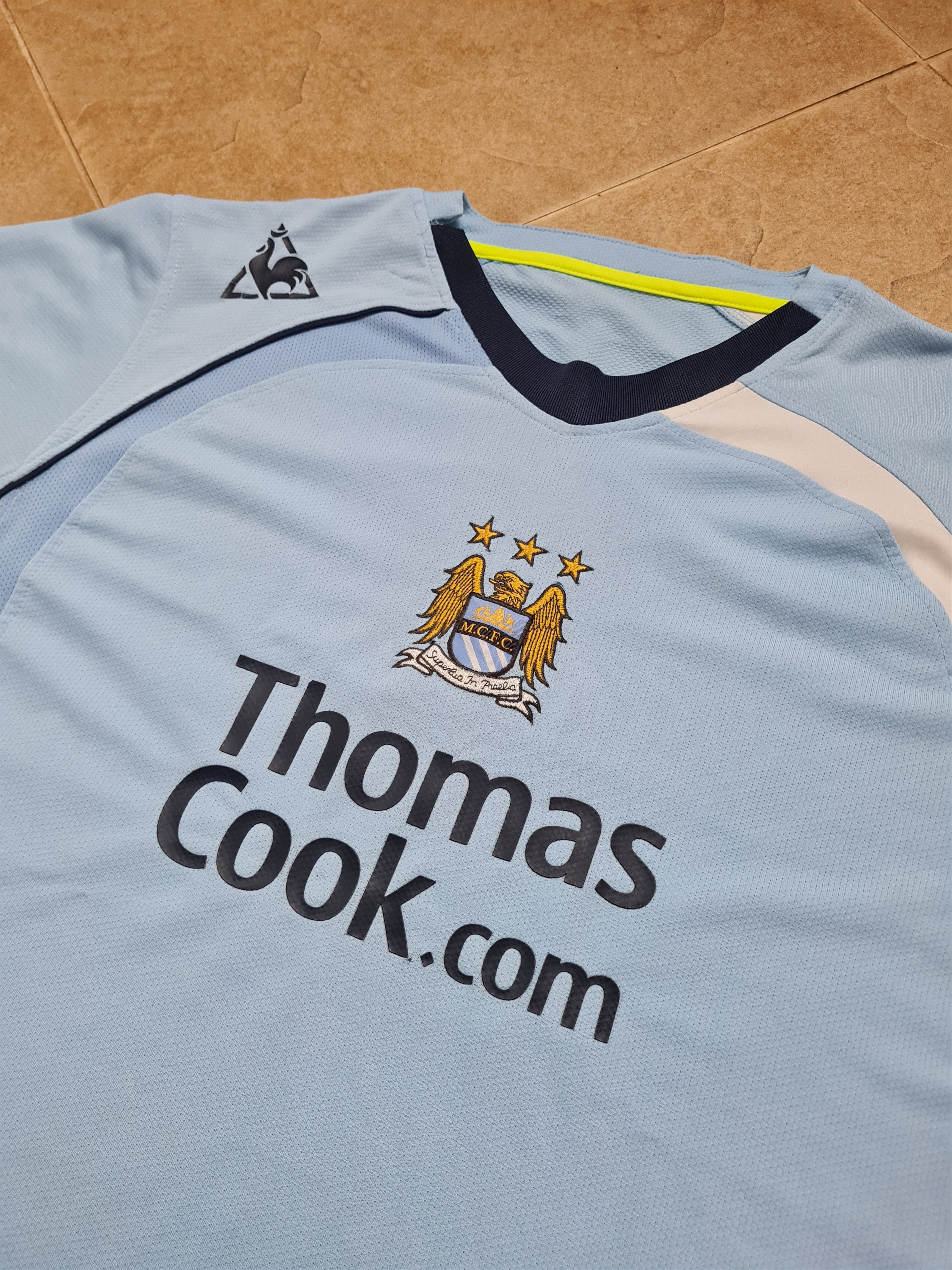 Le Coq Sportif Manchester City 08/09 #2 Richards Le Coq Sportif Thomas Cook Size US XL / EU 56 / 4 - 3 Thumbnail