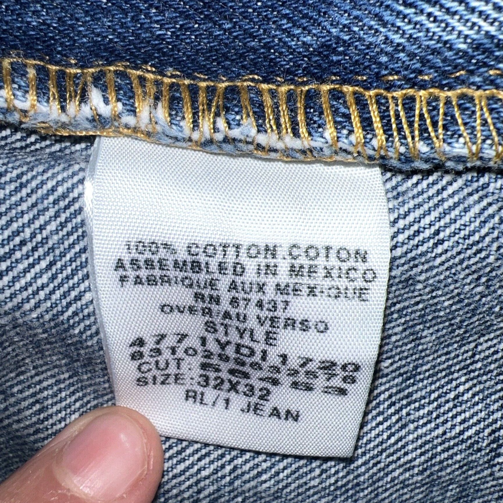 Polo Ralph Lauren Polo Ralph Lauren Blue Straight Jeans Mens Size 32x32 Regular Size US XS / EU 42 / 0 - 5 Thumbnail