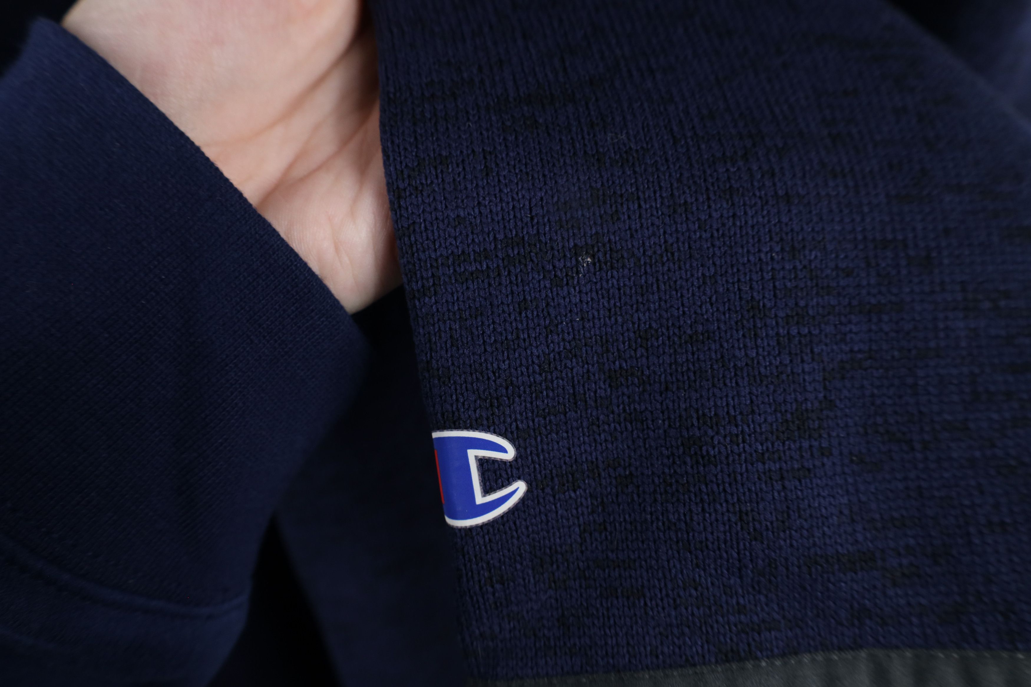 Champion × Vintage Deadstock Champion University Football Half Zip Knit Sweater Size US XXL / EU 58 / 5 - 12 Thumbnail