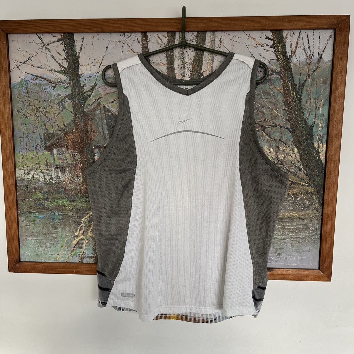 Nike × Vintage vintage 90s nike dri-fit training tshirt Size US L / EU 52-54 / 3 - 2 Thumbnail