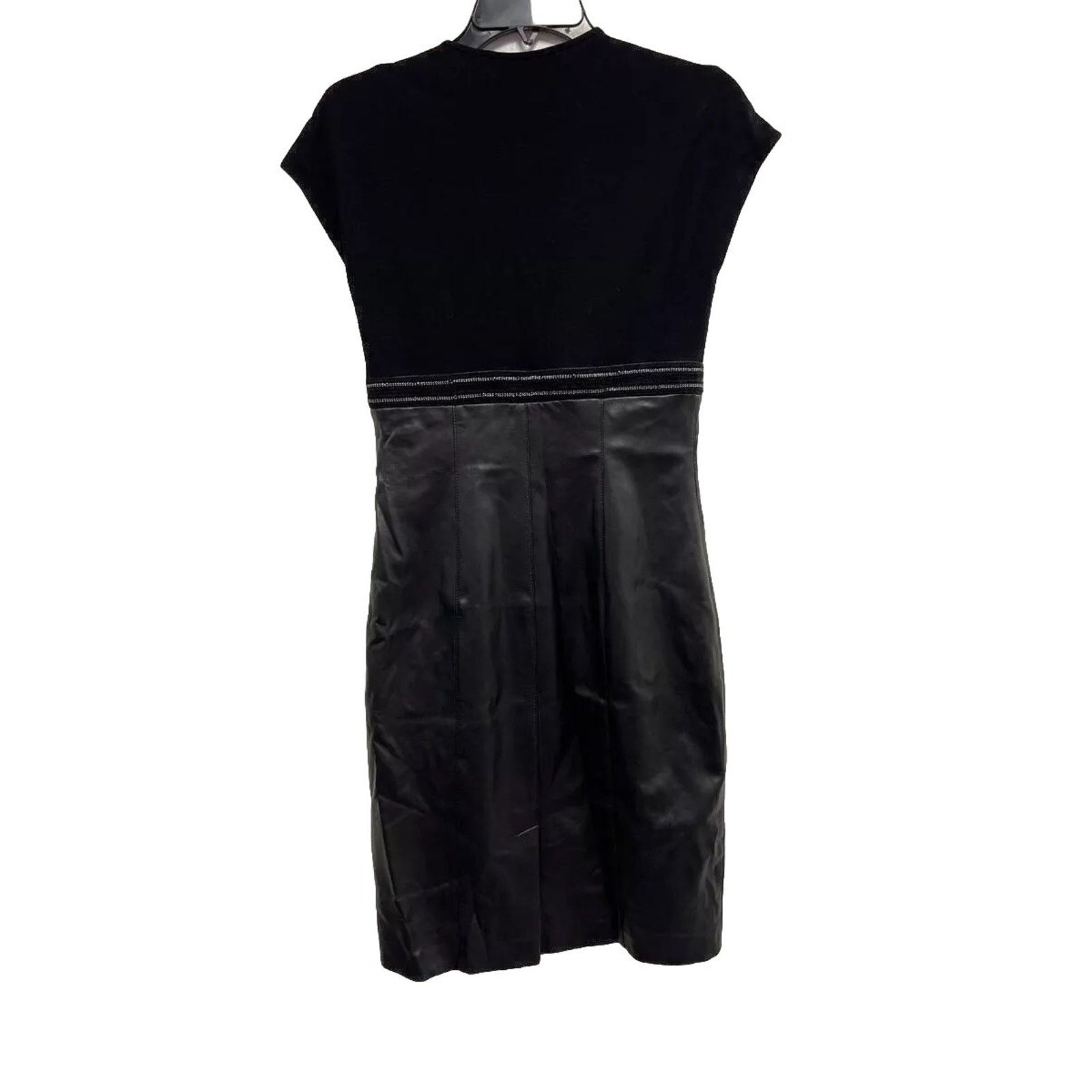 & Other Stories Barbara Schwarzer Lather Zip Midi Black Size 6 A000396 Size M / US 6-8 / IT 42-44 - 9 Thumbnail