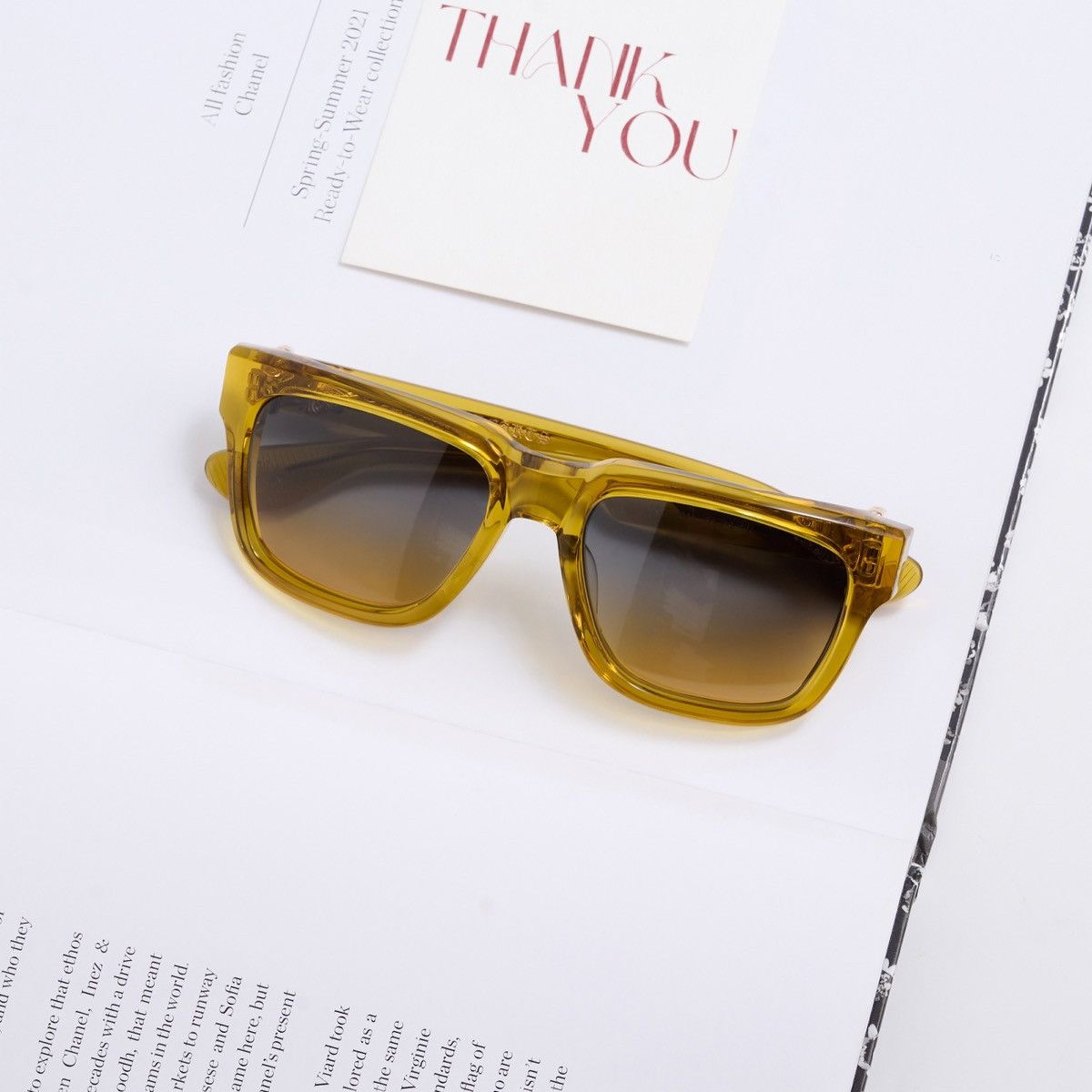 Chrome Hearts CHROME HEARTS BOX-OFFICER MALT SUNGLASSES Size ONE SIZE - 6 Thumbnail