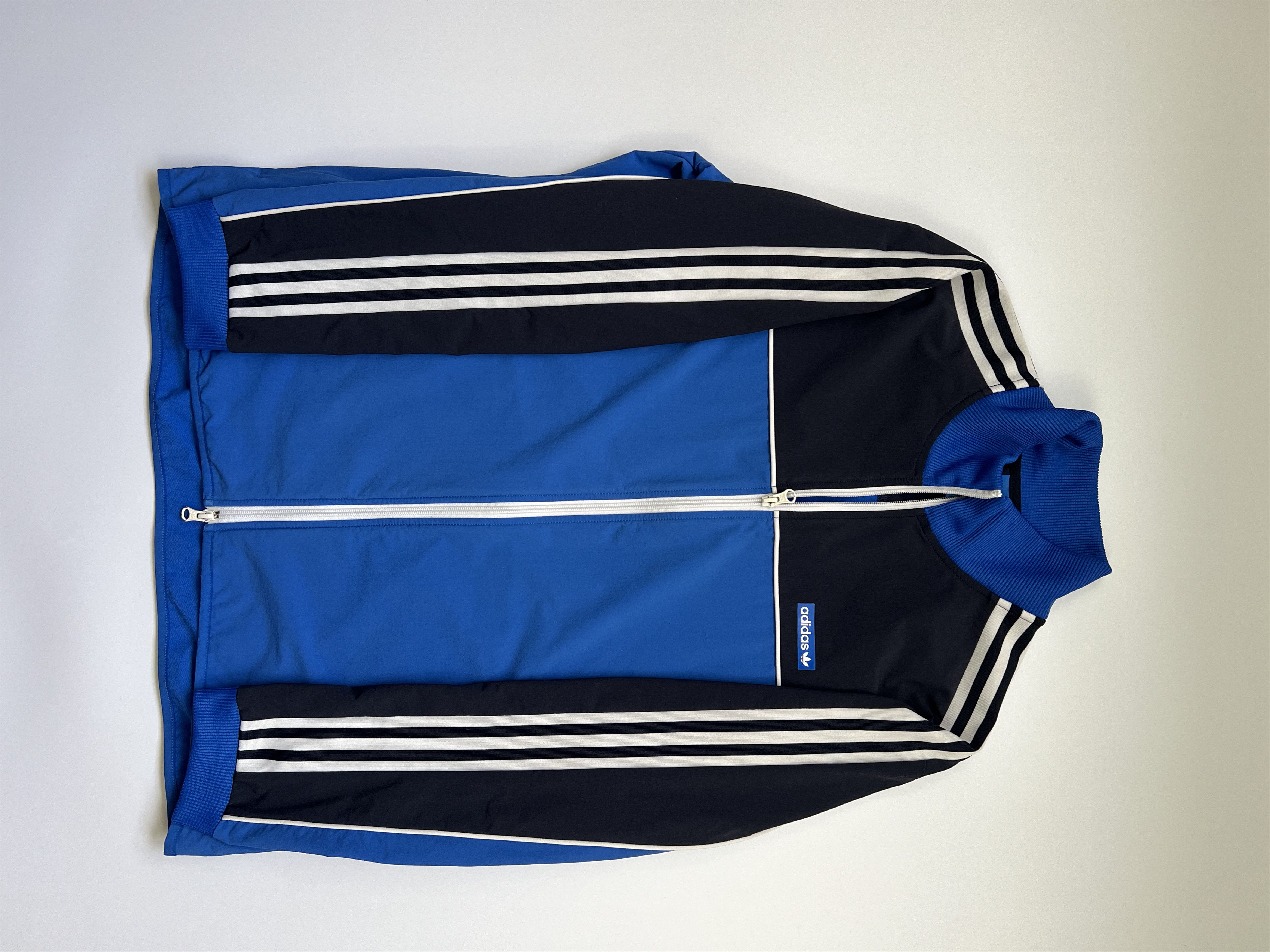 Adidas Adidas Originals Track Jacket Blue XL 3-Stripe Full Zip Size US XL / EU 56 / 4 - 3 Thumbnail