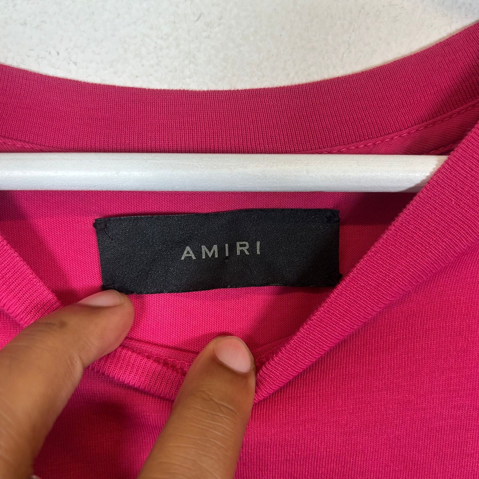 Amiri Amiri Pink/Black Logo T-Shirt Size XXL Size US XXL / EU 58 / 5 - 3 Thumbnail