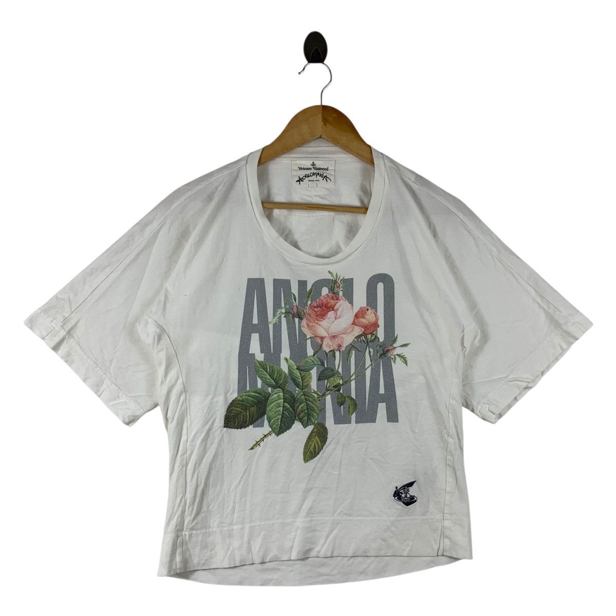 Vivienne Westwood Vivienne Westwood Anglomania White Rose Graphic Tee Size US M / EU 48-50 / 2 - 1 Thumbnail