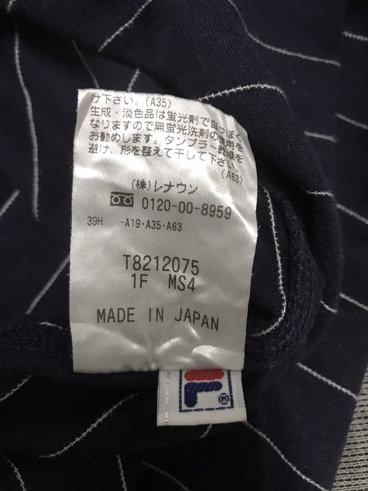 Fila × Vintage Vintage Fila 100 Stripe made Japan Size US M / EU 48-50 / 2 - 7 Thumbnail