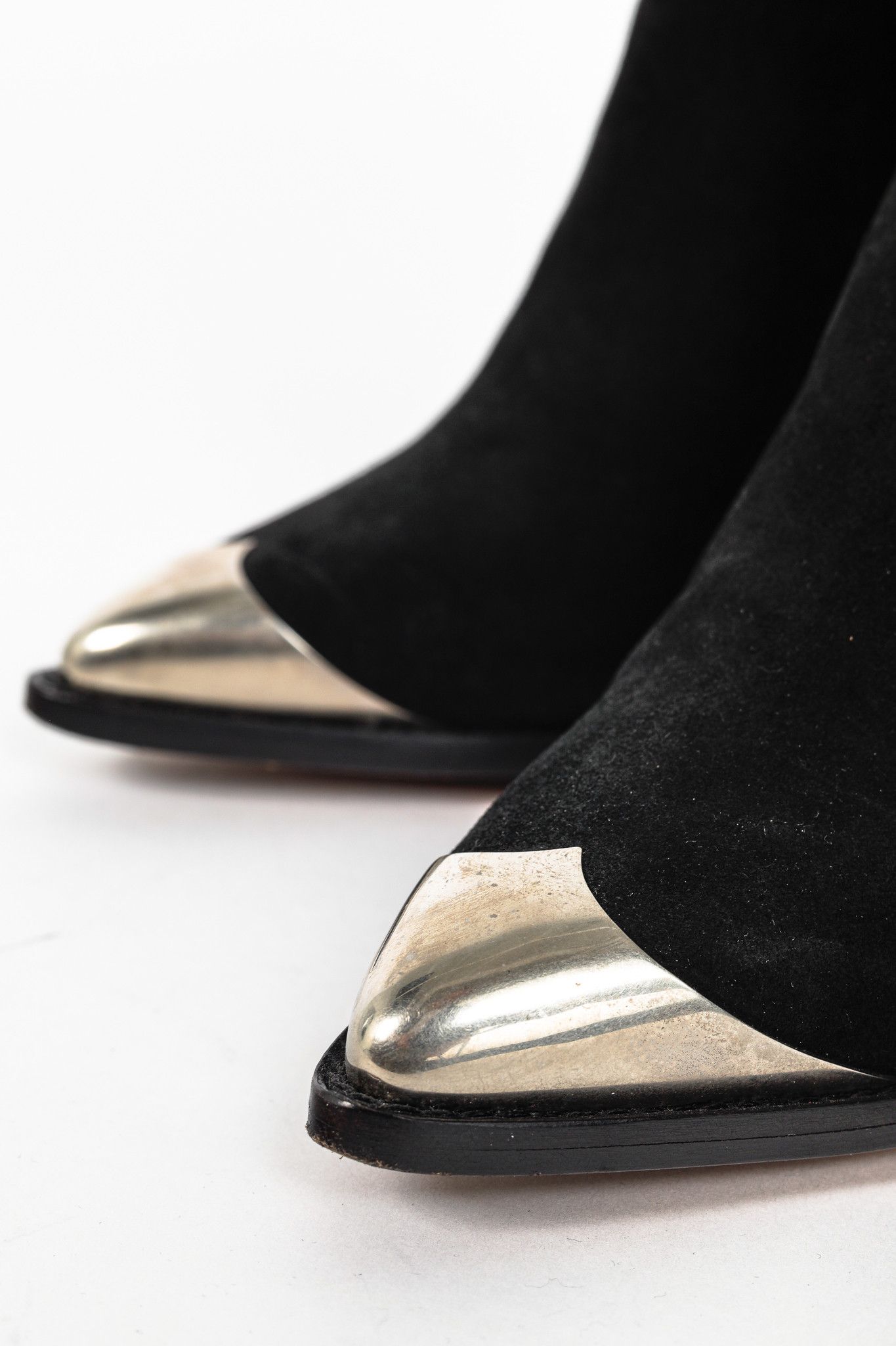 Isabel Marant Isabel Marant Lemsey Black Suede Ankle Boots Size US 4.5 / IT 34.5 - 7 Thumbnail