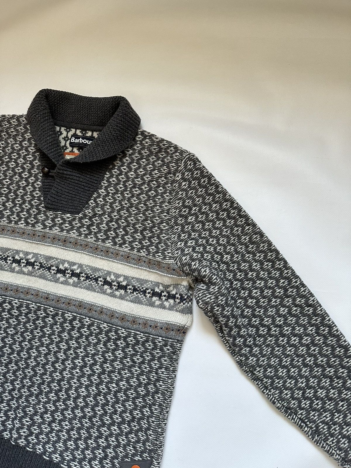 Barbour Barbour Mens Multicolor Wool Pullover Sweater Size US L / EU 52-54 / 3 - 9 Thumbnail