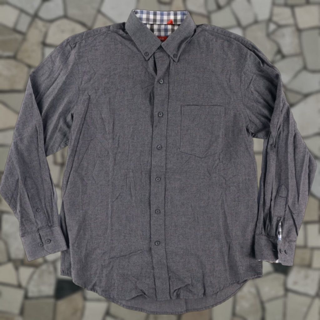 Chaps Chaps Shirt Brushed Twill Cotton Long Sleeve Button Down Alloy Men's M Size US M / EU 48-50 / 2 - 1 Thumbnail